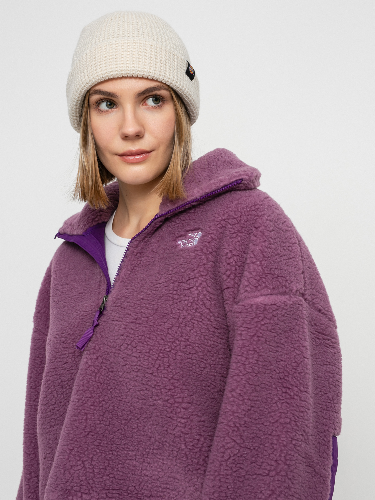 Damski Polar The North Face Platte Sherpa (pikespurple/gravitypurple)