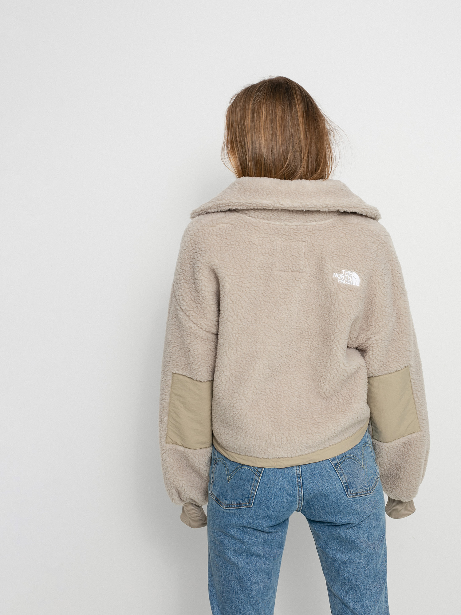 Damski Polar The North Face Platte Sherpa (flax)