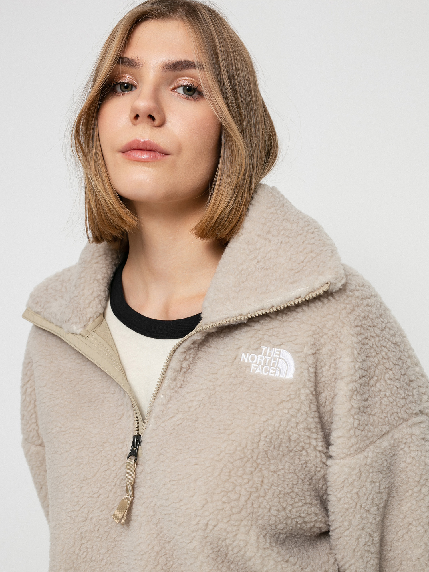 Damski Polar The North Face Platte Sherpa (flax)