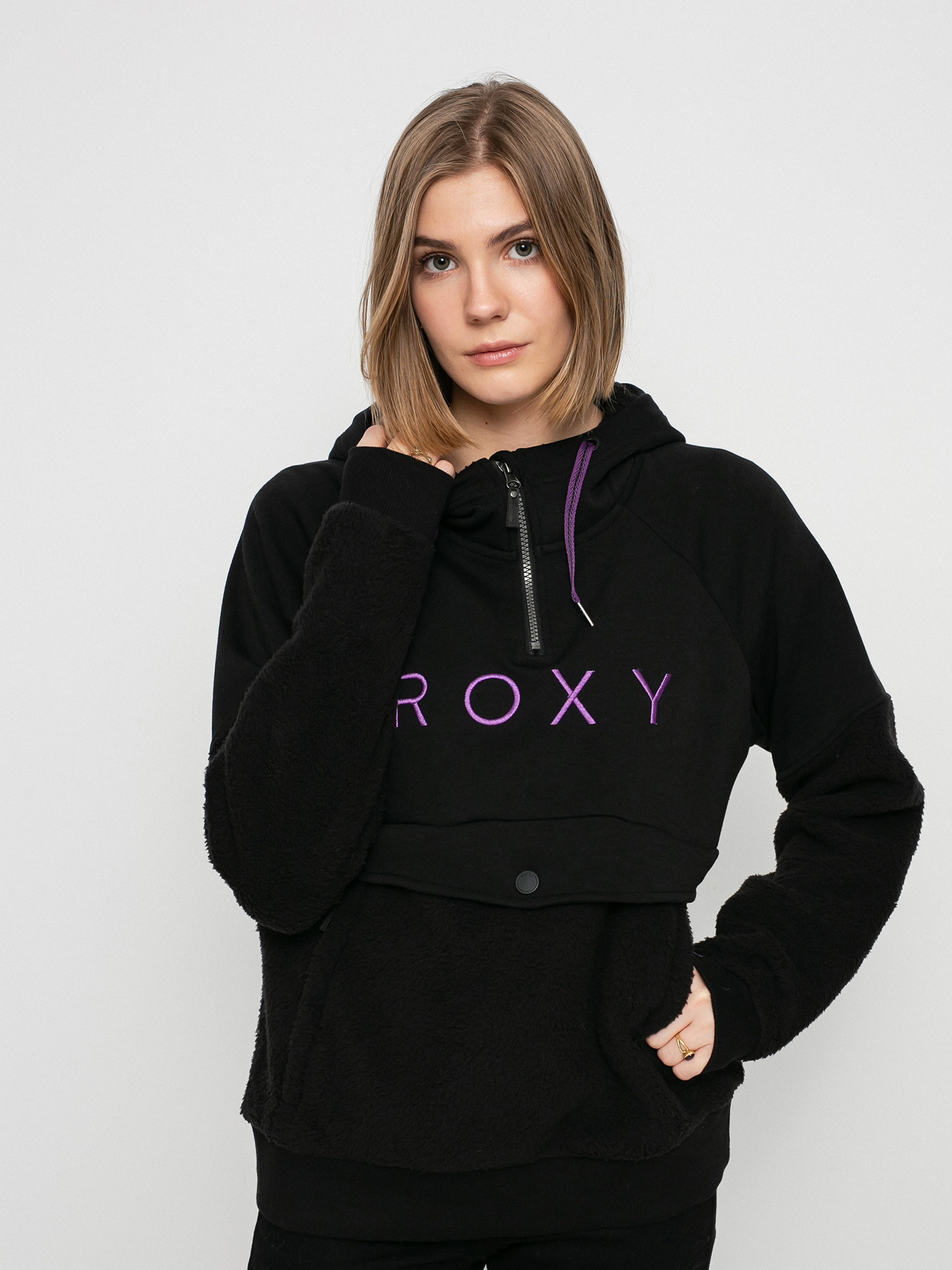 Damska Bluza aktywna Roxy Porter HD (true black)