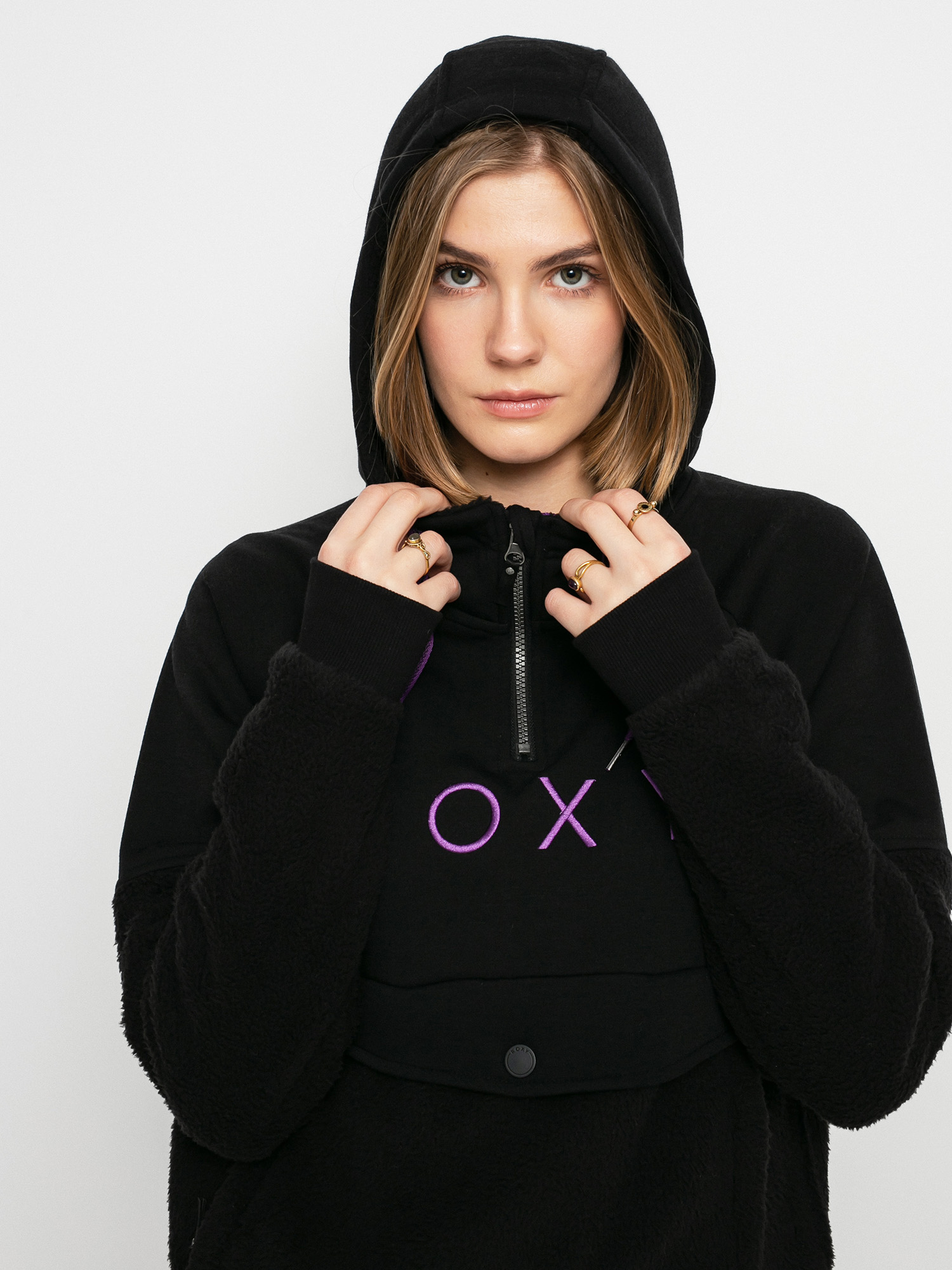 Damska Bluza aktywna Roxy Porter HD (true black)