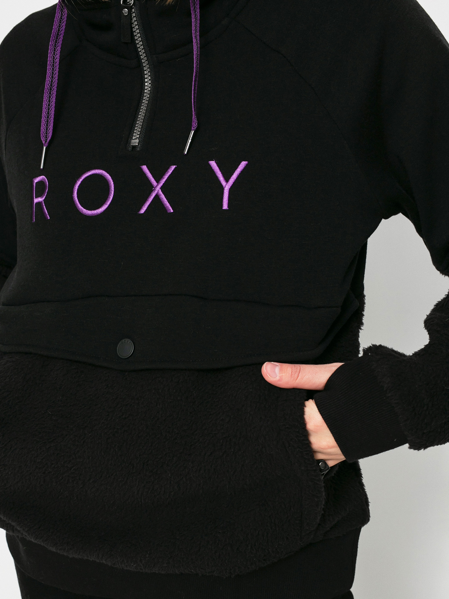 Damska Bluza aktywna Roxy Porter HD (true black)