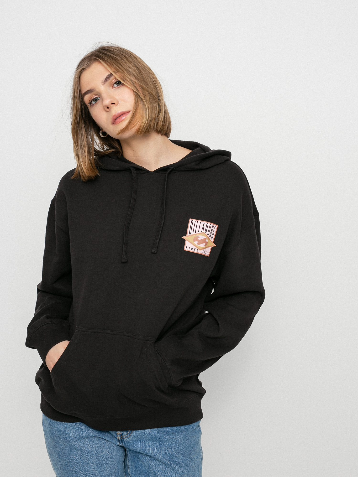 Bluza z kapturem Billabong Early Days HD Wmn (off black)