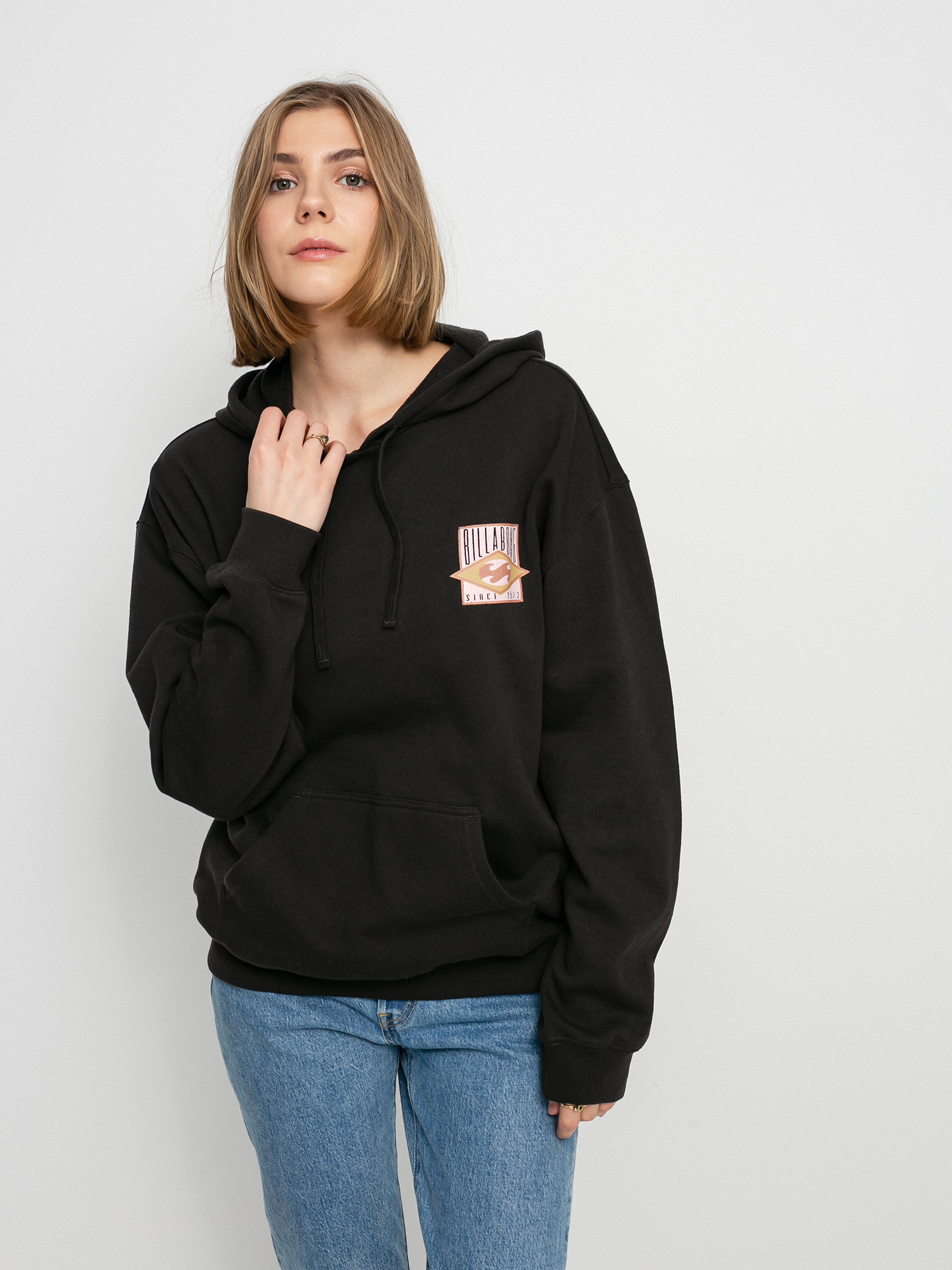 Bluza z kapturem Billabong Early Days HD Wmn (off black)