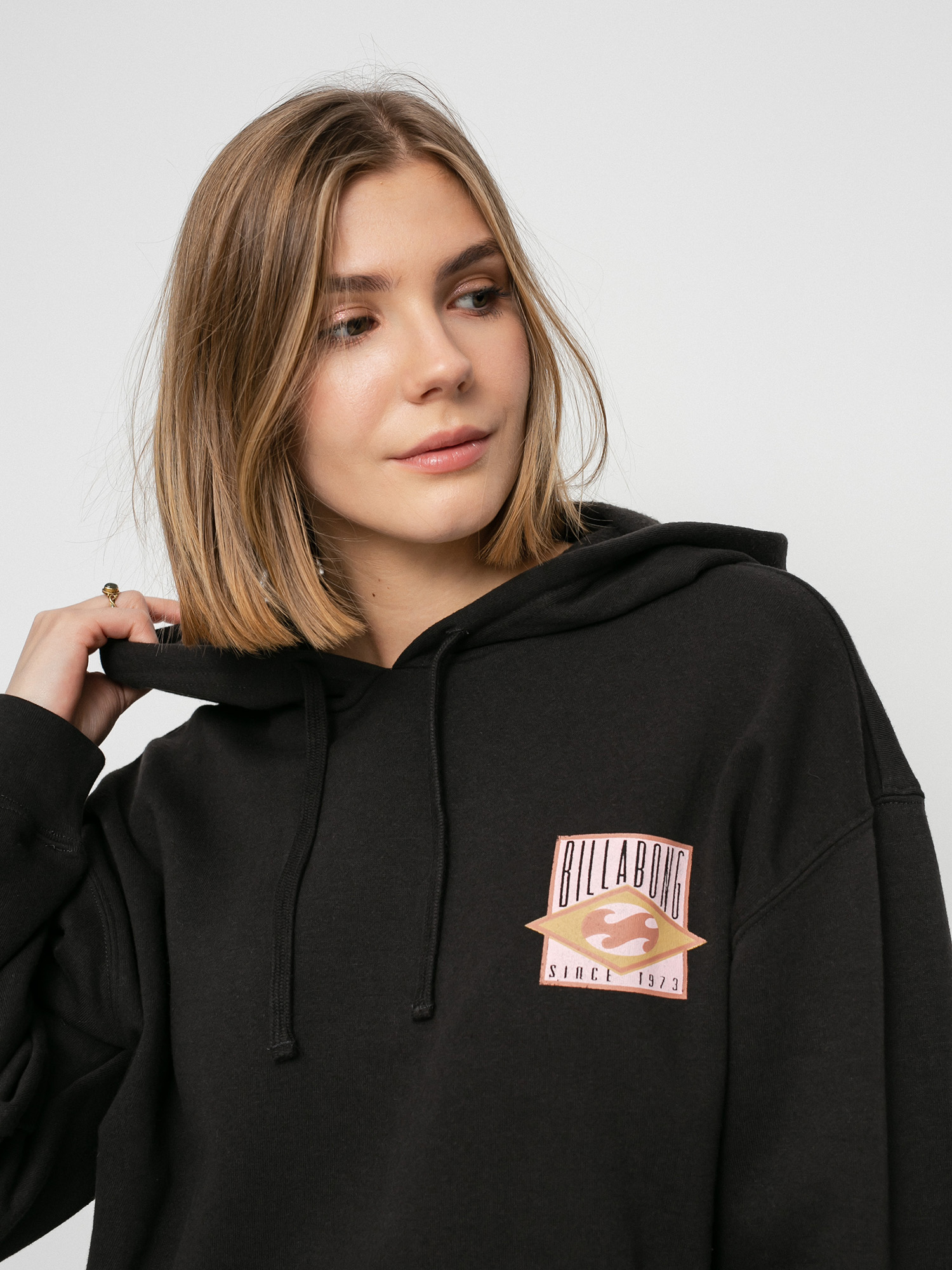 Bluza z kapturem Billabong Early Days HD Wmn (off black)