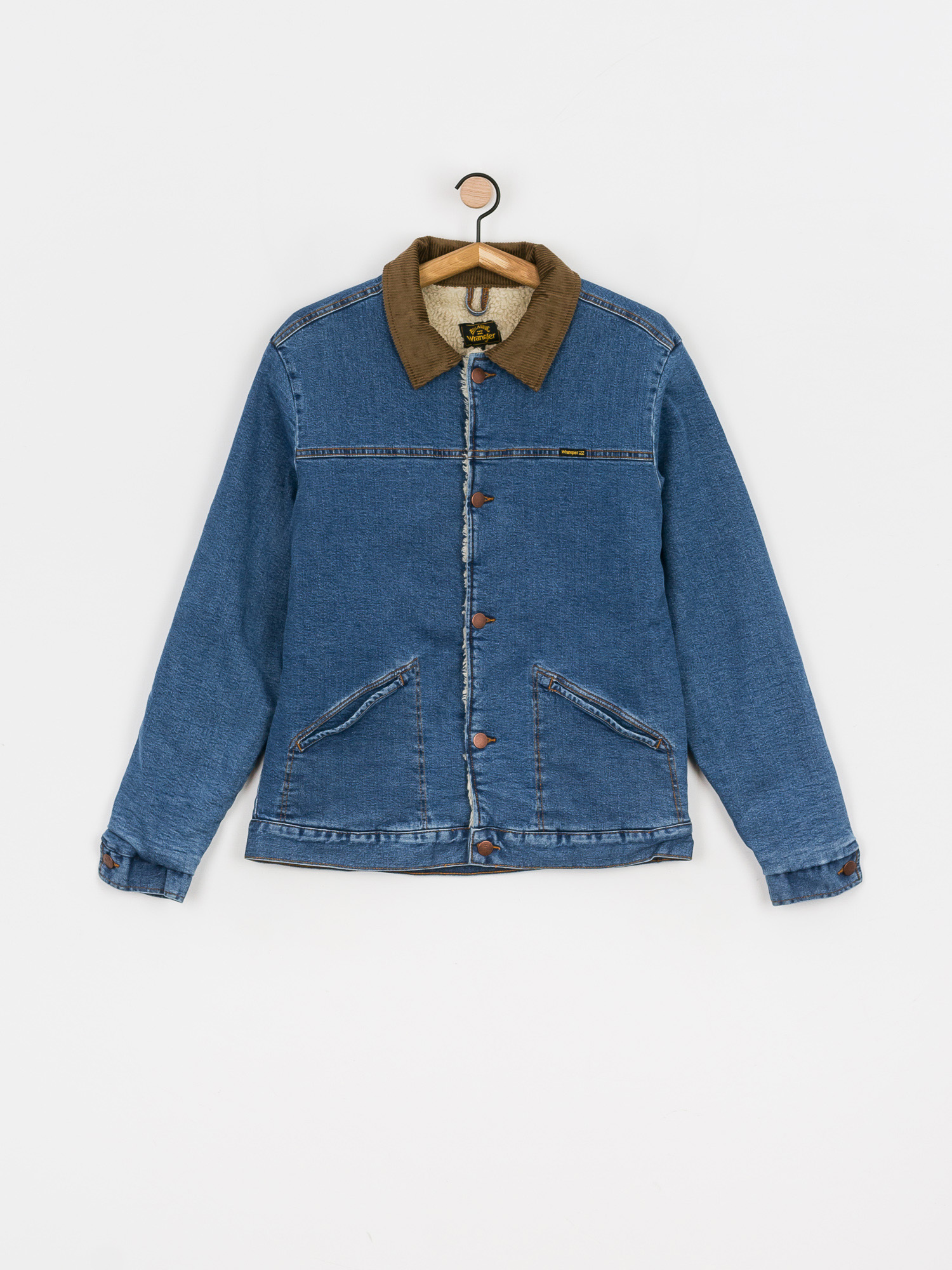 Kurtka Billabong X Wrangler Range Denim Sherpa (ocean)