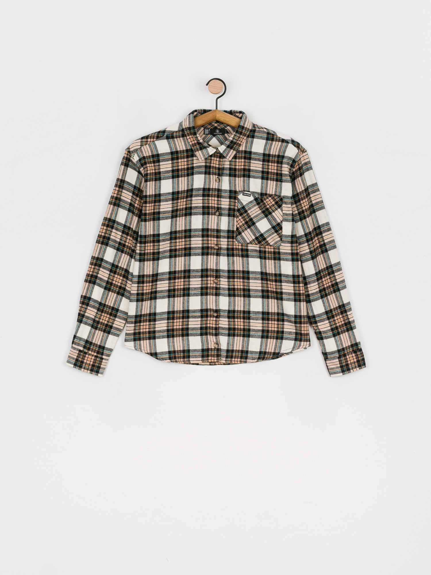 Koszula Volcom Plaid To Meet U Wmn (mushroom)