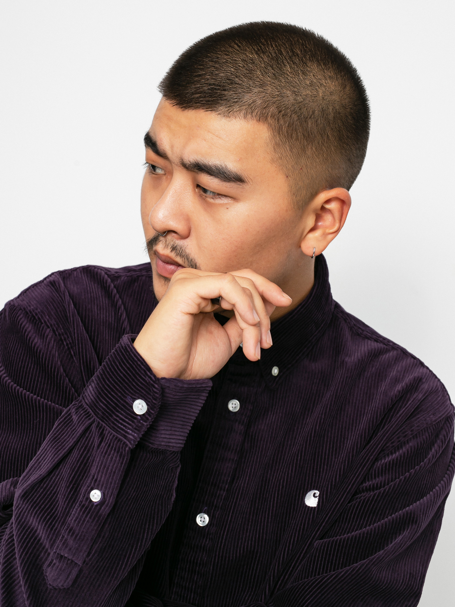 Koszula Carhartt WIP Madison Cord (dark iris/wax)