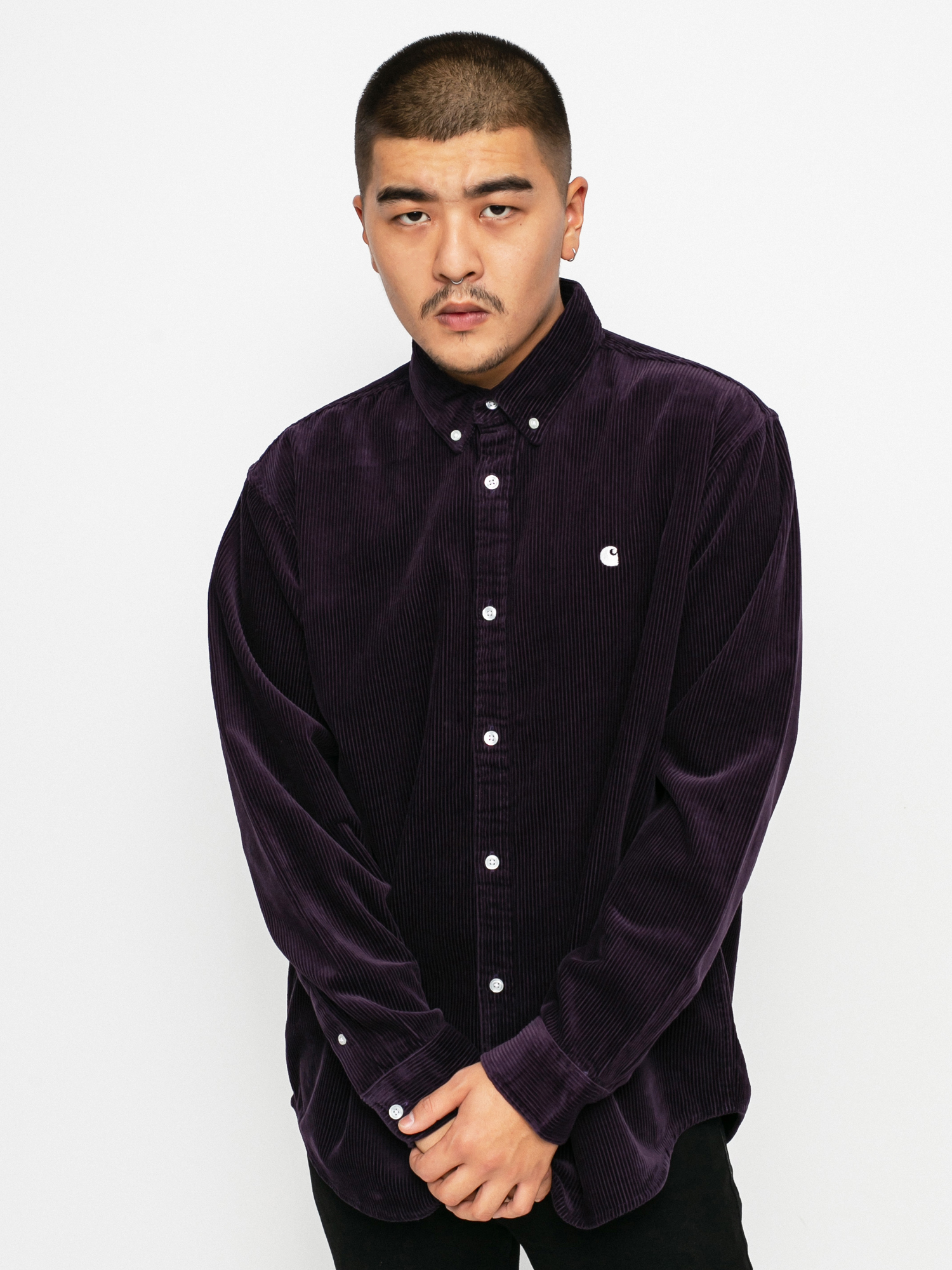 Koszula Carhartt WIP Madison Cord (dark iris/wax)