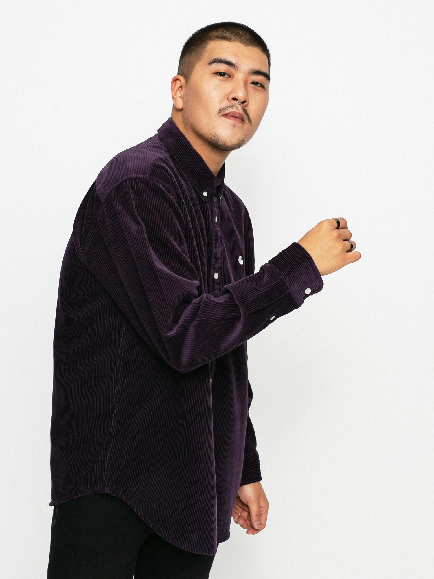 Koszula Carhartt WIP Madison Cord (dark iris/wax)