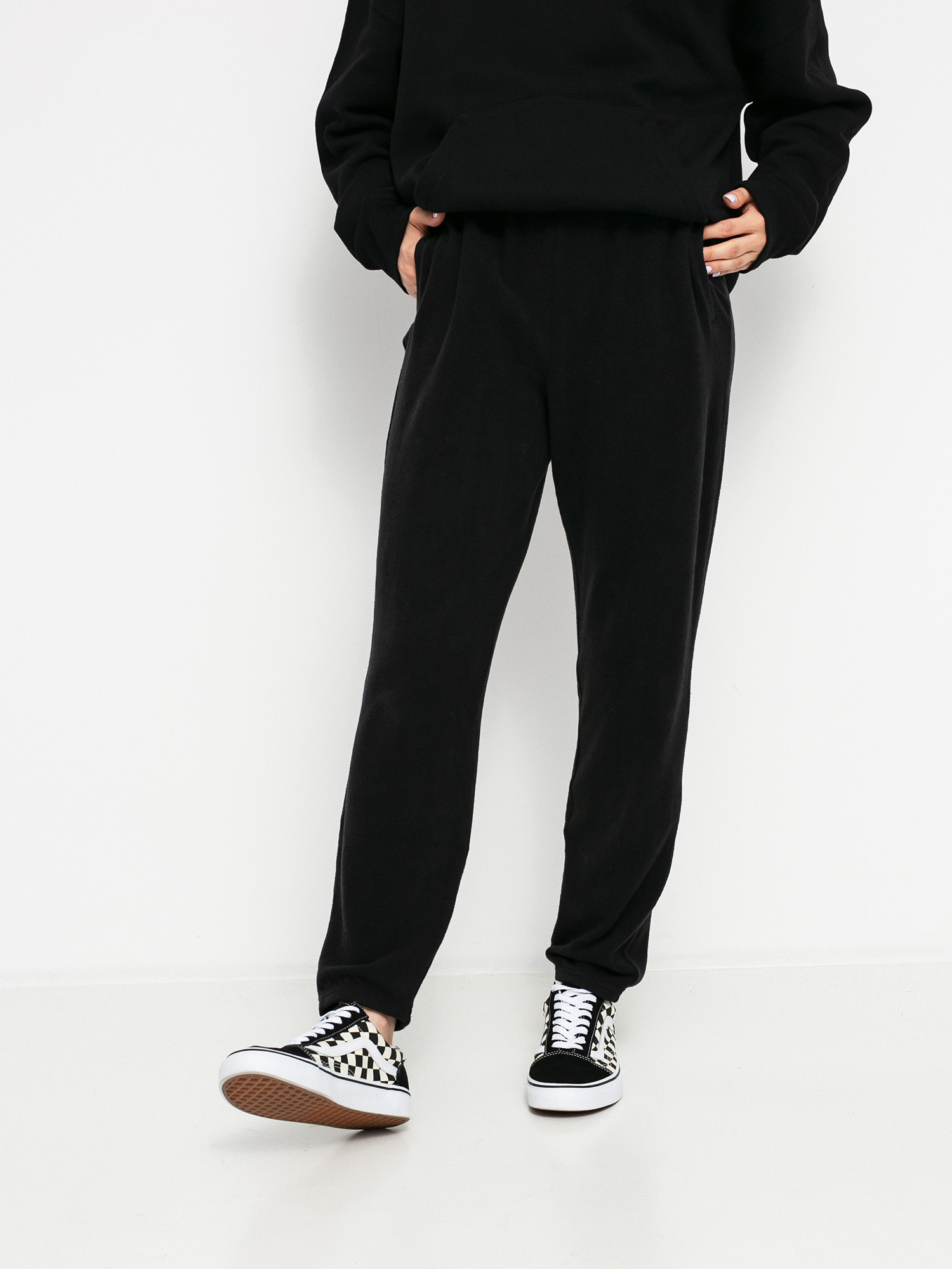 Spodnie Volcom Lil Fleece Wmn (black)