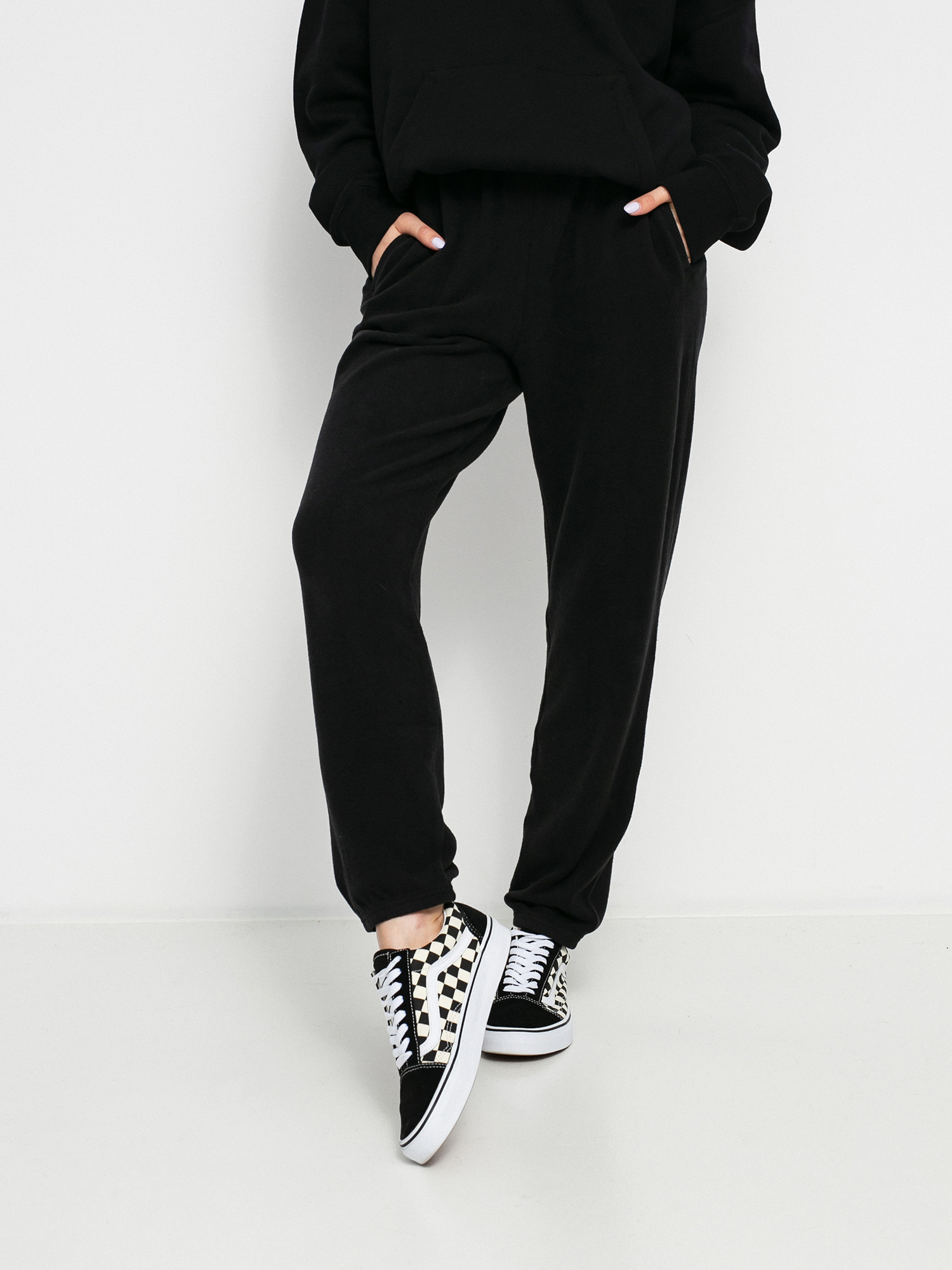 Spodnie Volcom Lil Fleece Wmn (black)