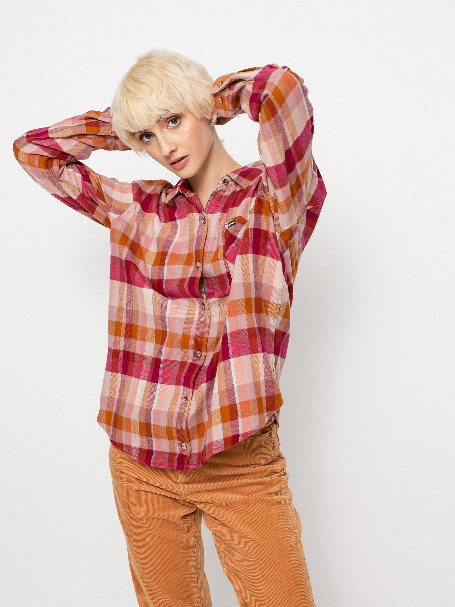 Koszula Volcom Plaid To Meet U Wmn (auburn)