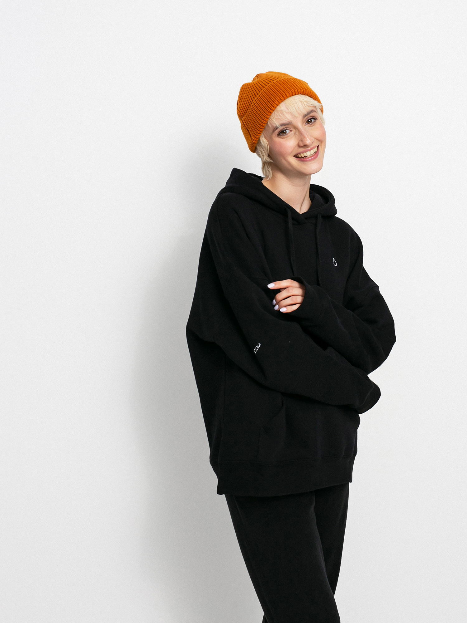 Bluza z kapturem Volcom Stone Heart HD Wmn (black)