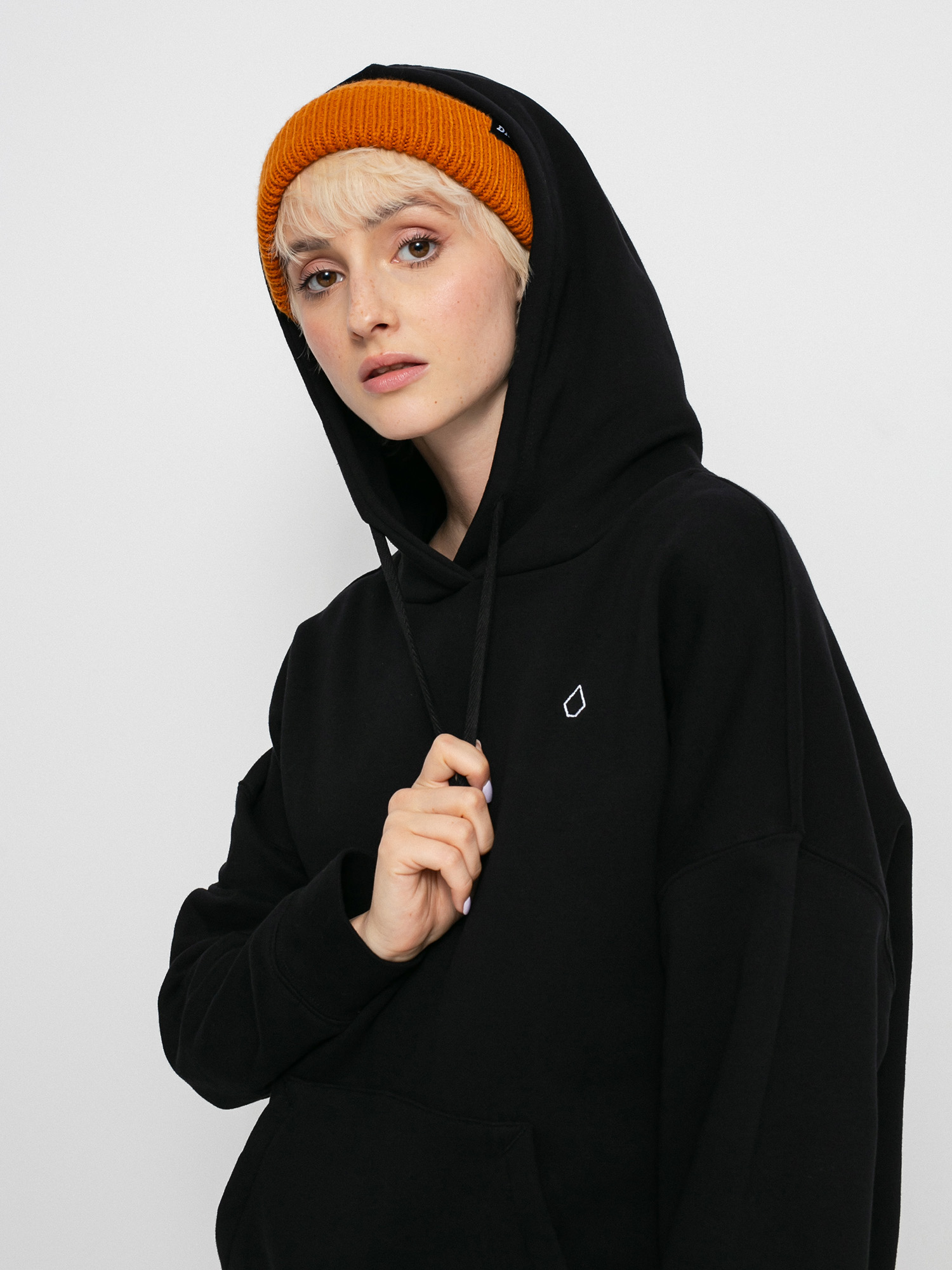 Bluza z kapturem Volcom Stone Heart HD Wmn (black)