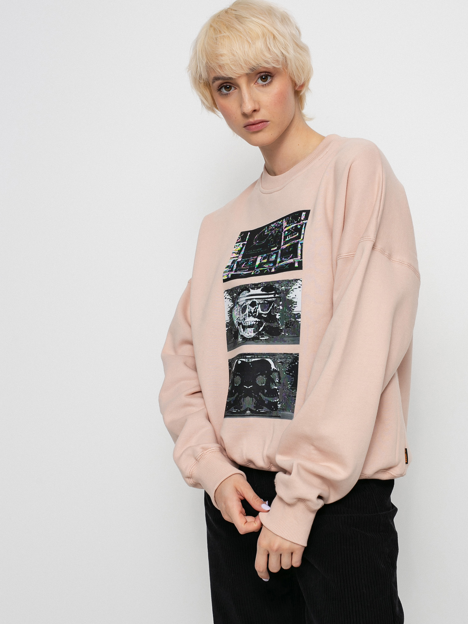 Bluza Volcom Animoscillator Fa Crew Wmn (mushroom)