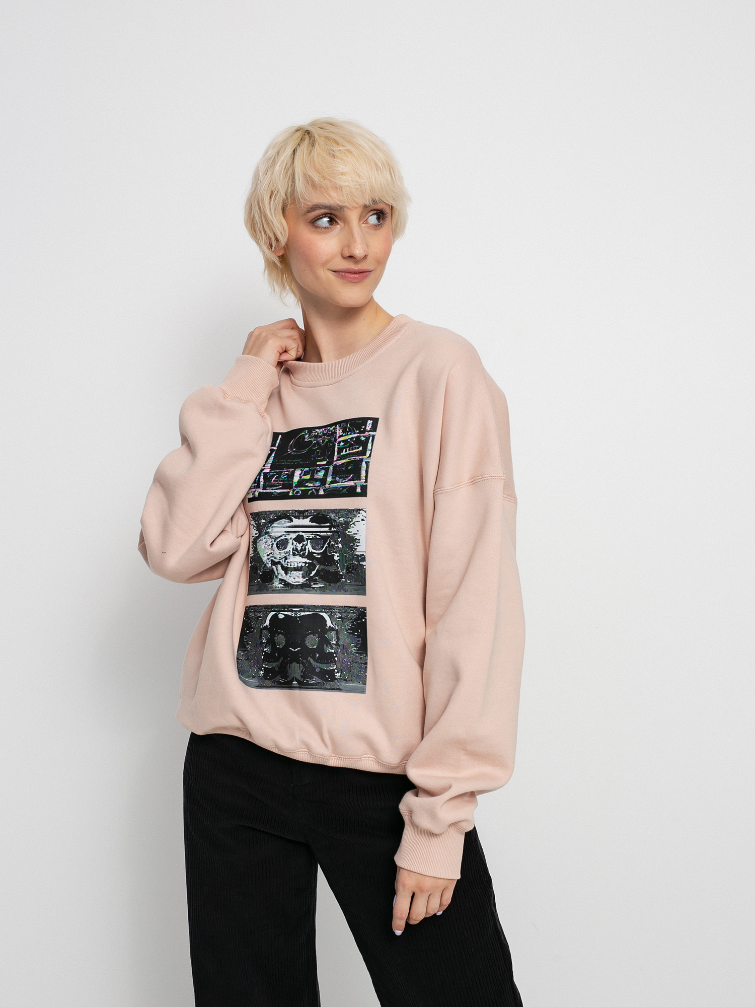 Bluza Volcom Animoscillator Fa Crew Wmn (mushroom)