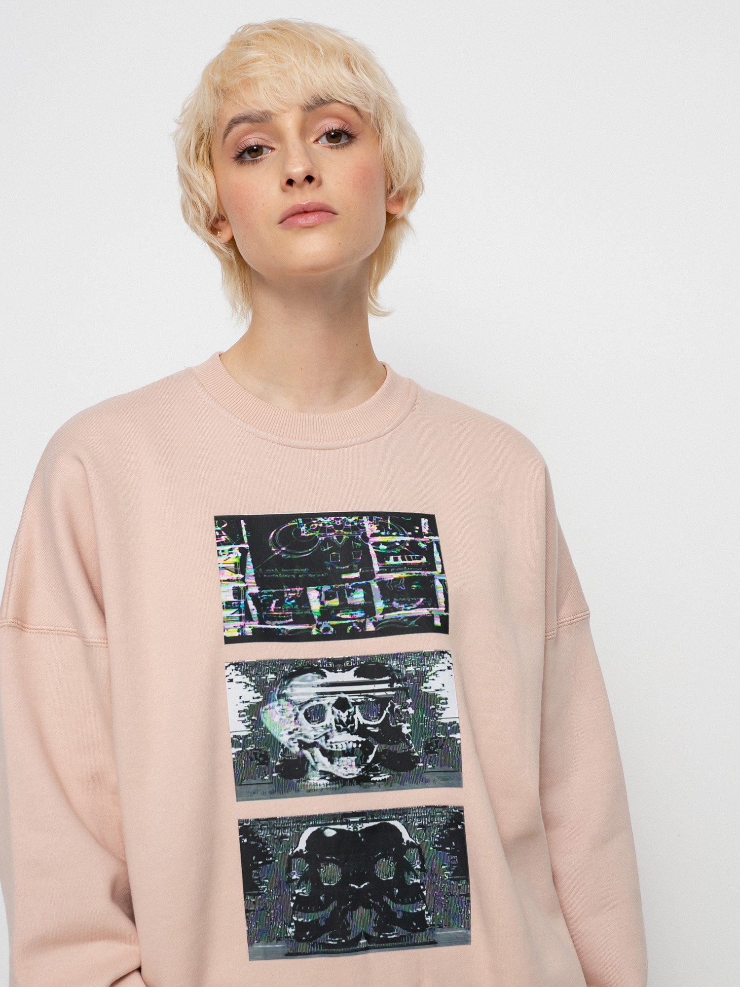 Bluza Volcom Animoscillator Fa Crew Wmn (mushroom)