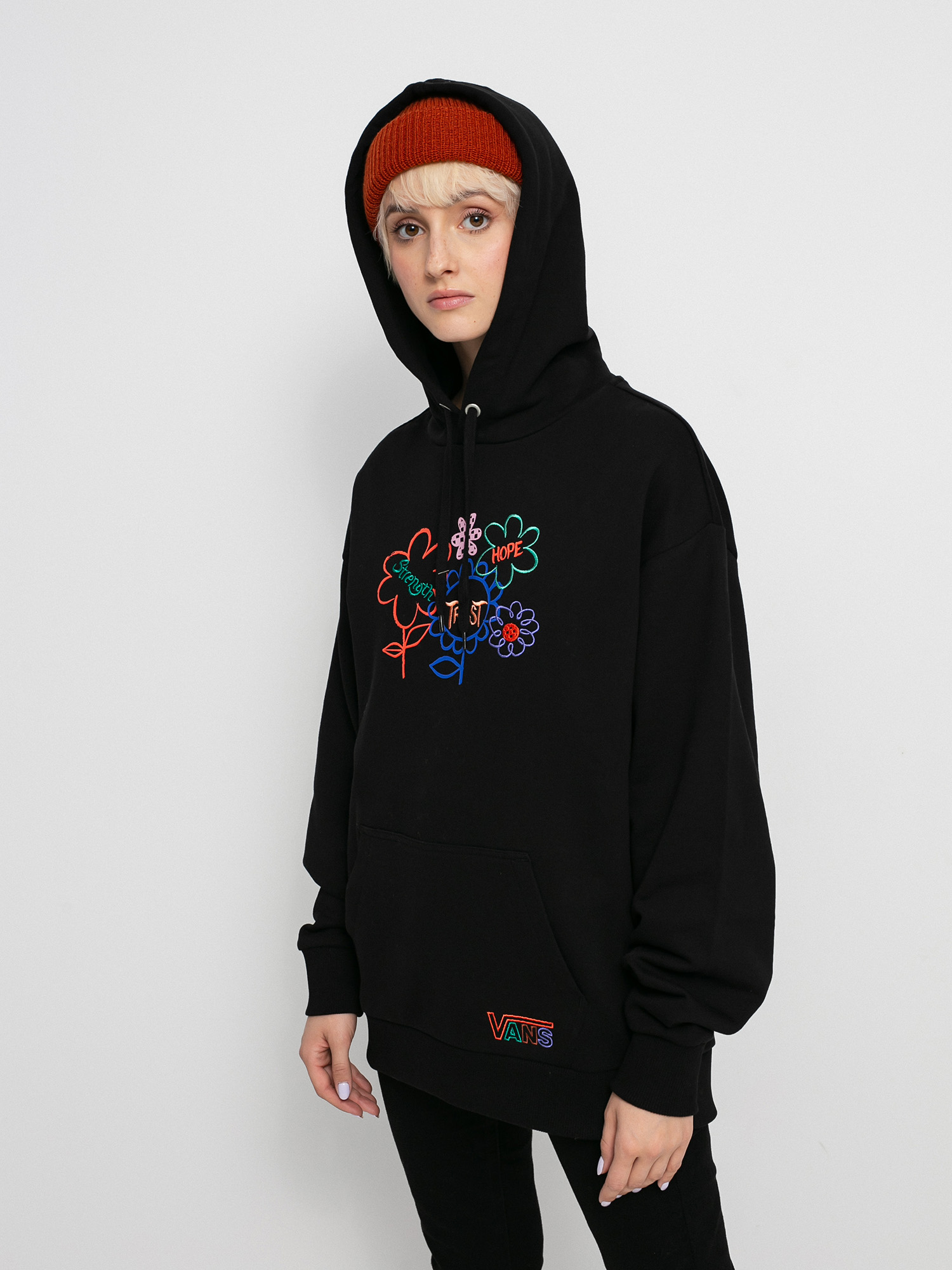 Bluza z kapturem Vans Cultivate Care HD Wmn (black)