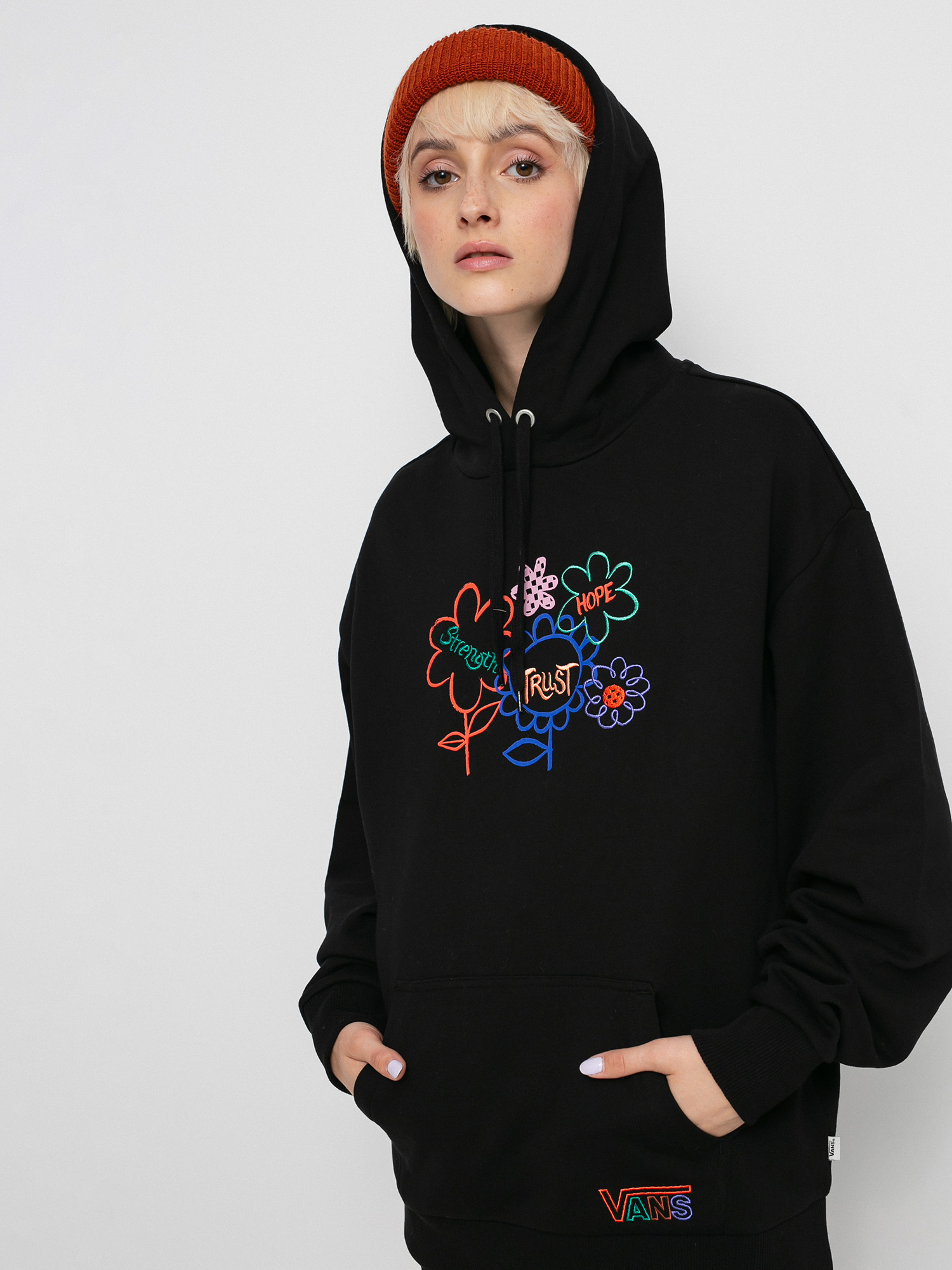 Bluza z kapturem Vans Cultivate Care HD Wmn (black)