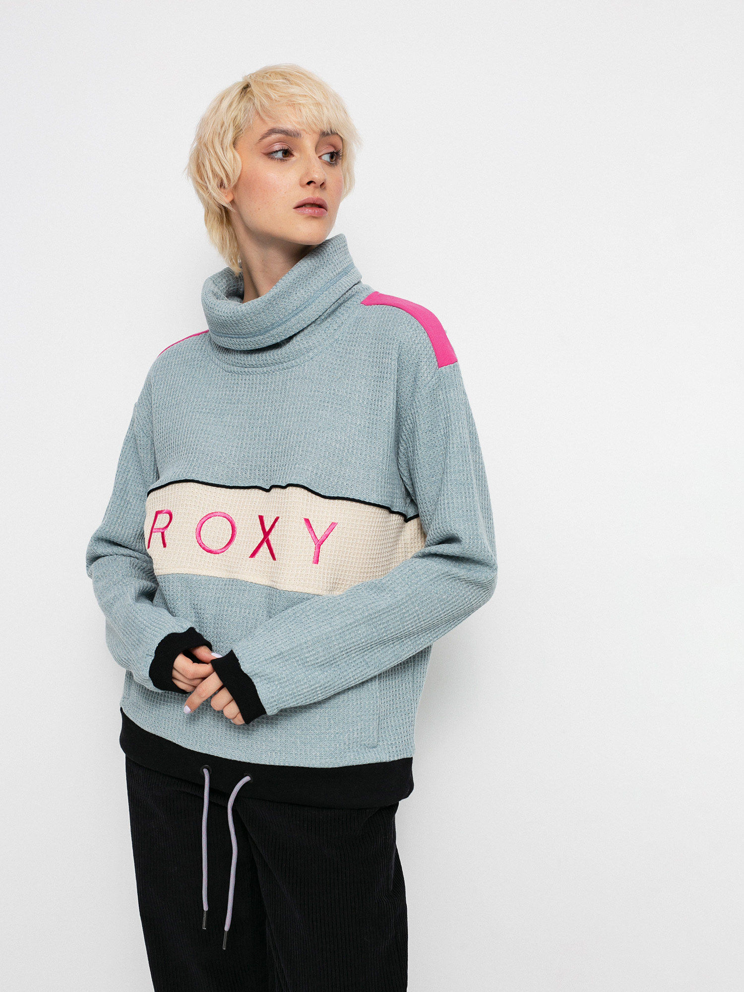 Damska Bluza aktywna Roxy Stillness (stone blue)