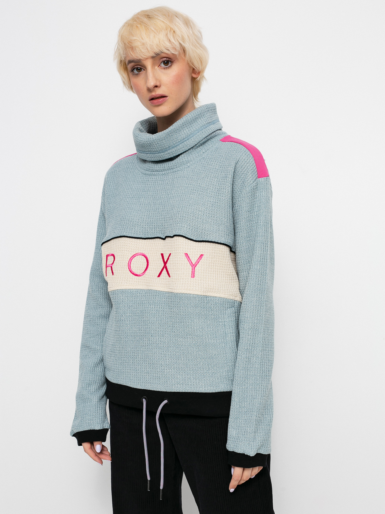 Damska Bluza aktywna Roxy Stillness (stone blue)