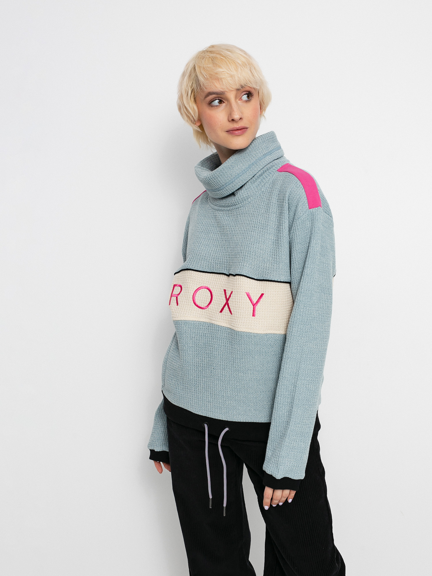 Damska Bluza aktywna Roxy Stillness (stone blue)