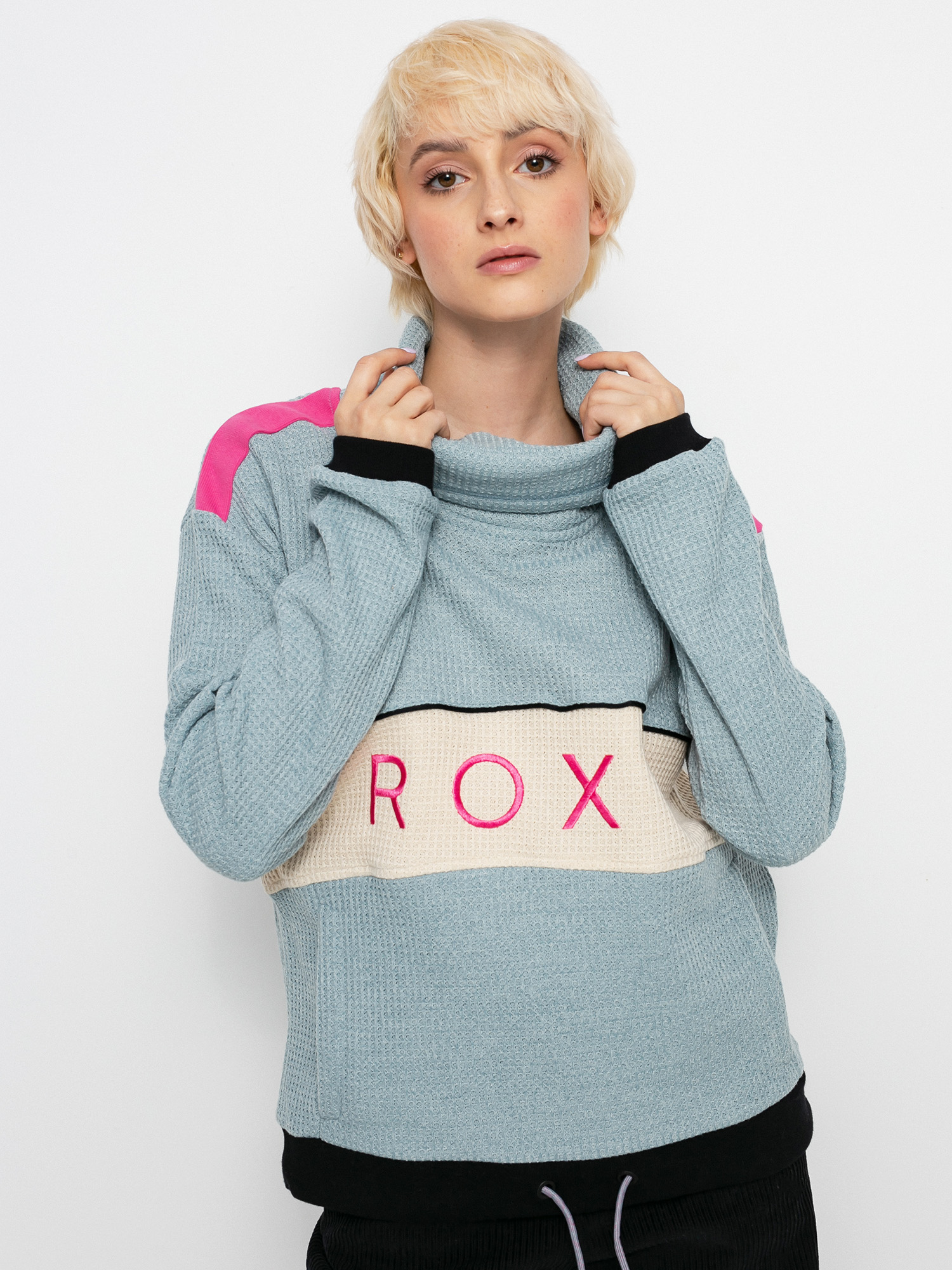 Damska Bluza aktywna Roxy Stillness (stone blue)