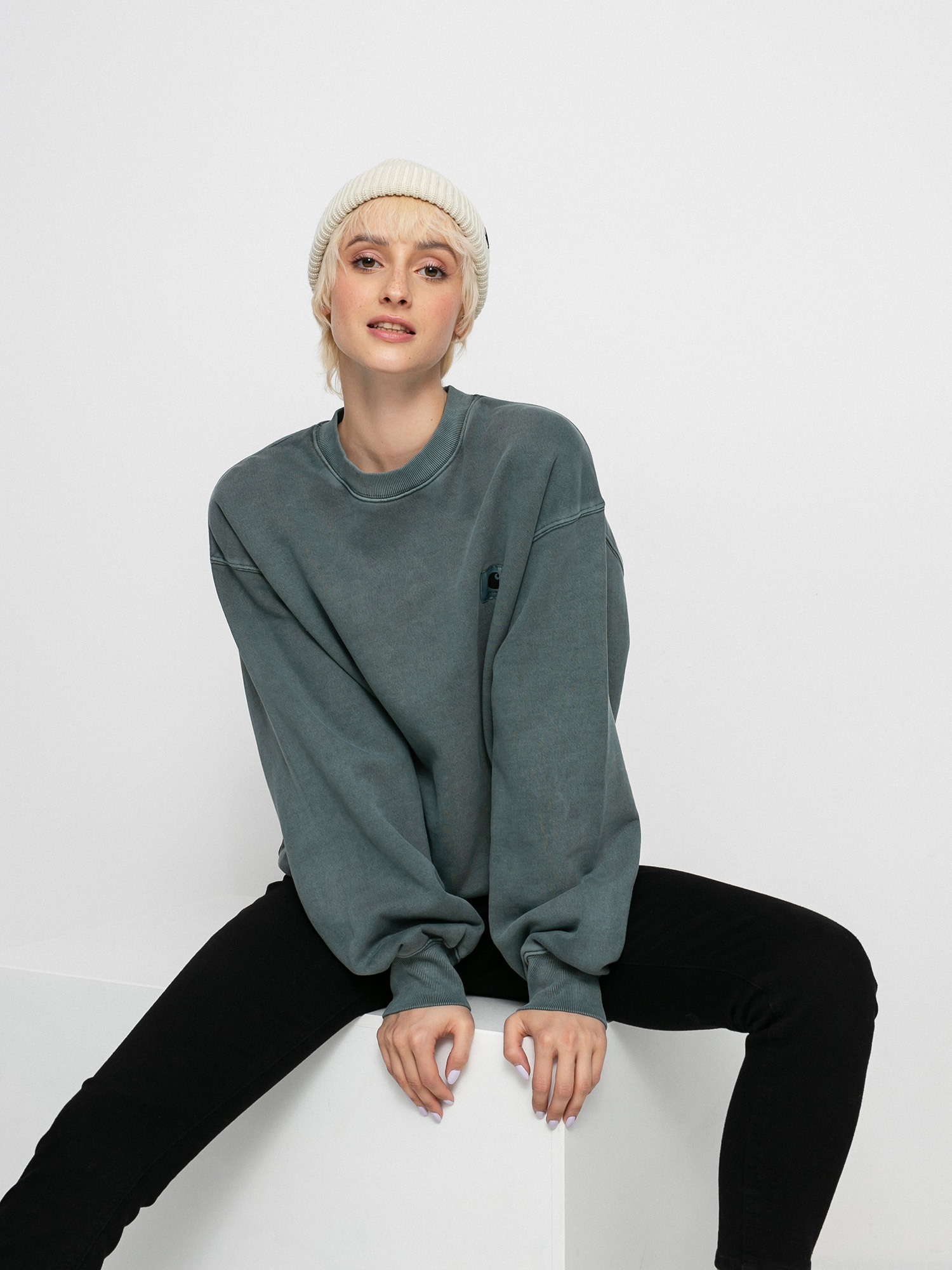 Bluza Carhartt WIP Nelson Wmn (eucalyptus)