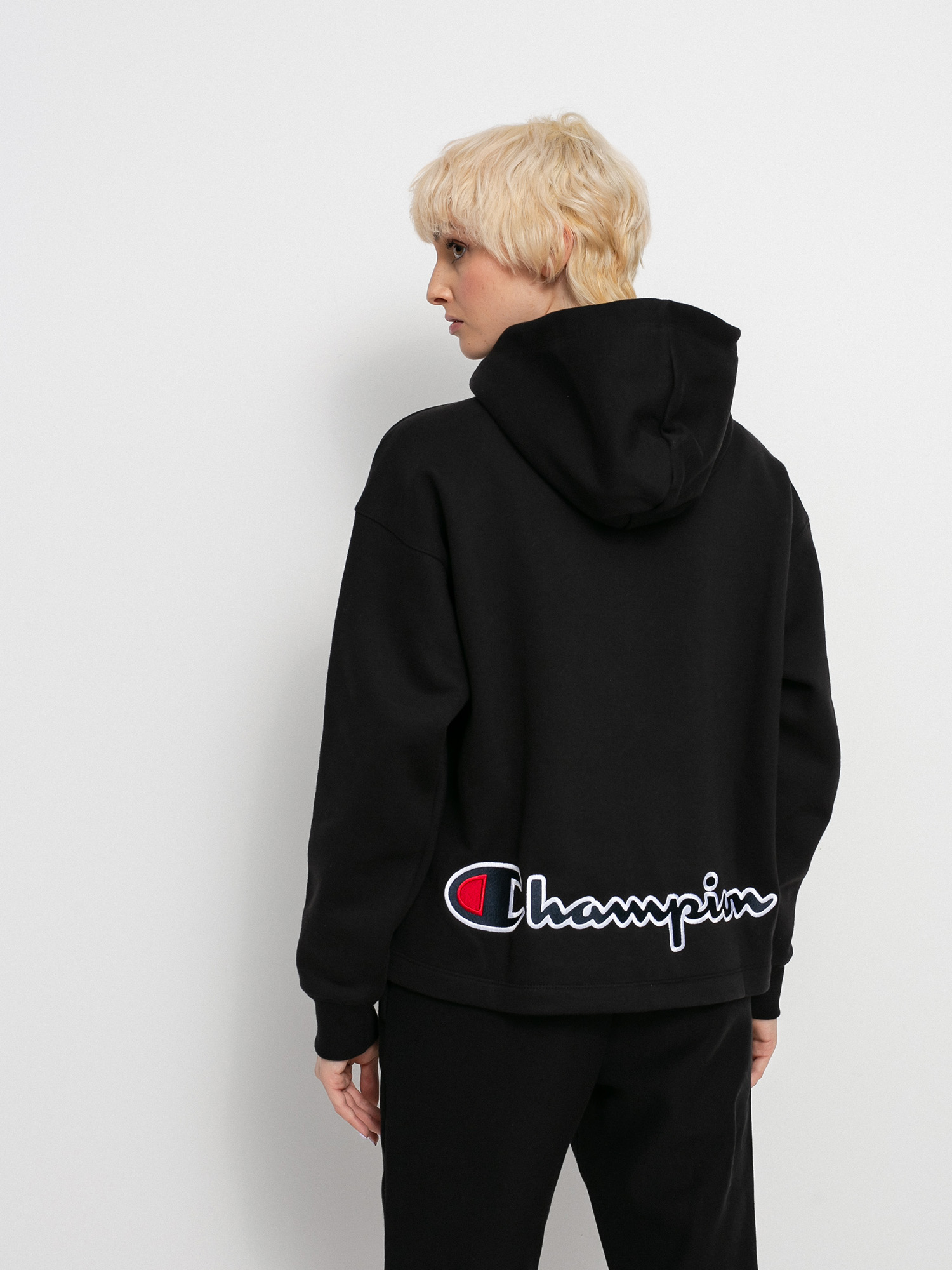 Bluza z kapturem Champion Sweatshirt HD 114463 Wmn (nbk)