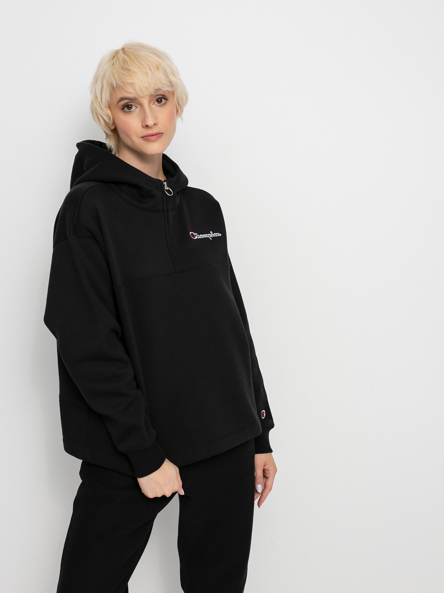 Bluza z kapturem Champion Sweatshirt HD 114463 Wmn (nbk)