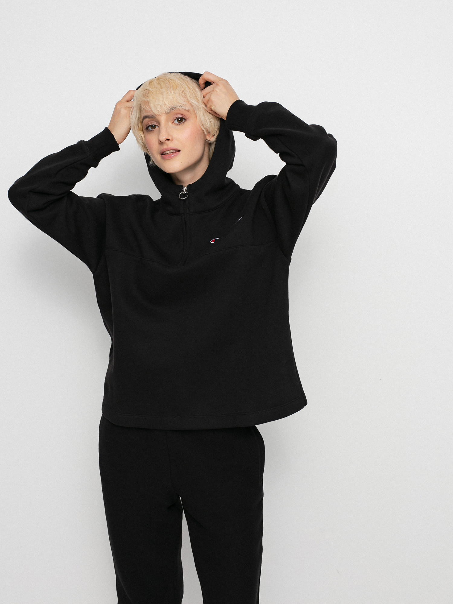 Bluza z kapturem Champion Sweatshirt HD 114463 Wmn (nbk)