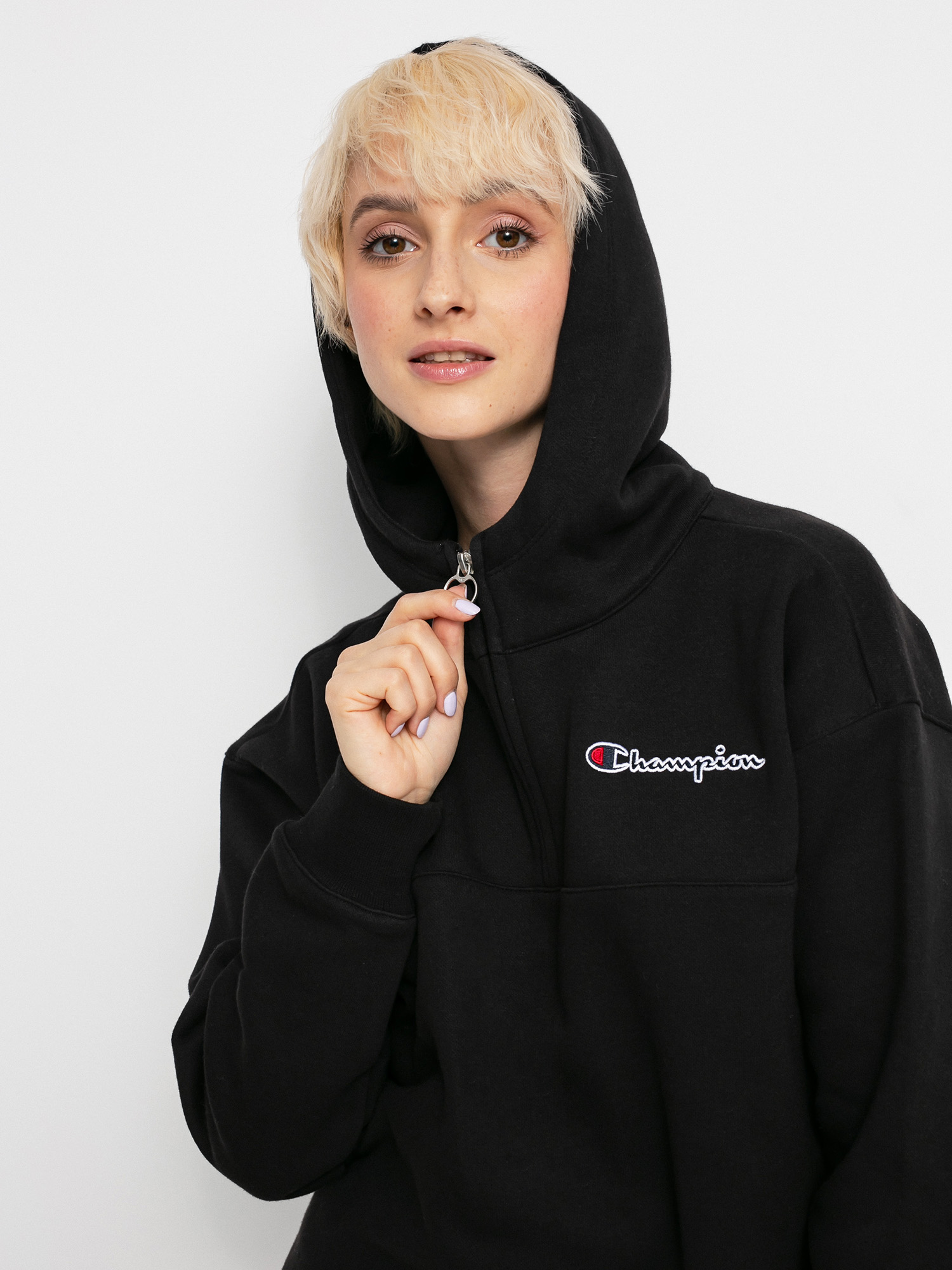 Bluza z kapturem Champion Sweatshirt HD 114463 Wmn (nbk)