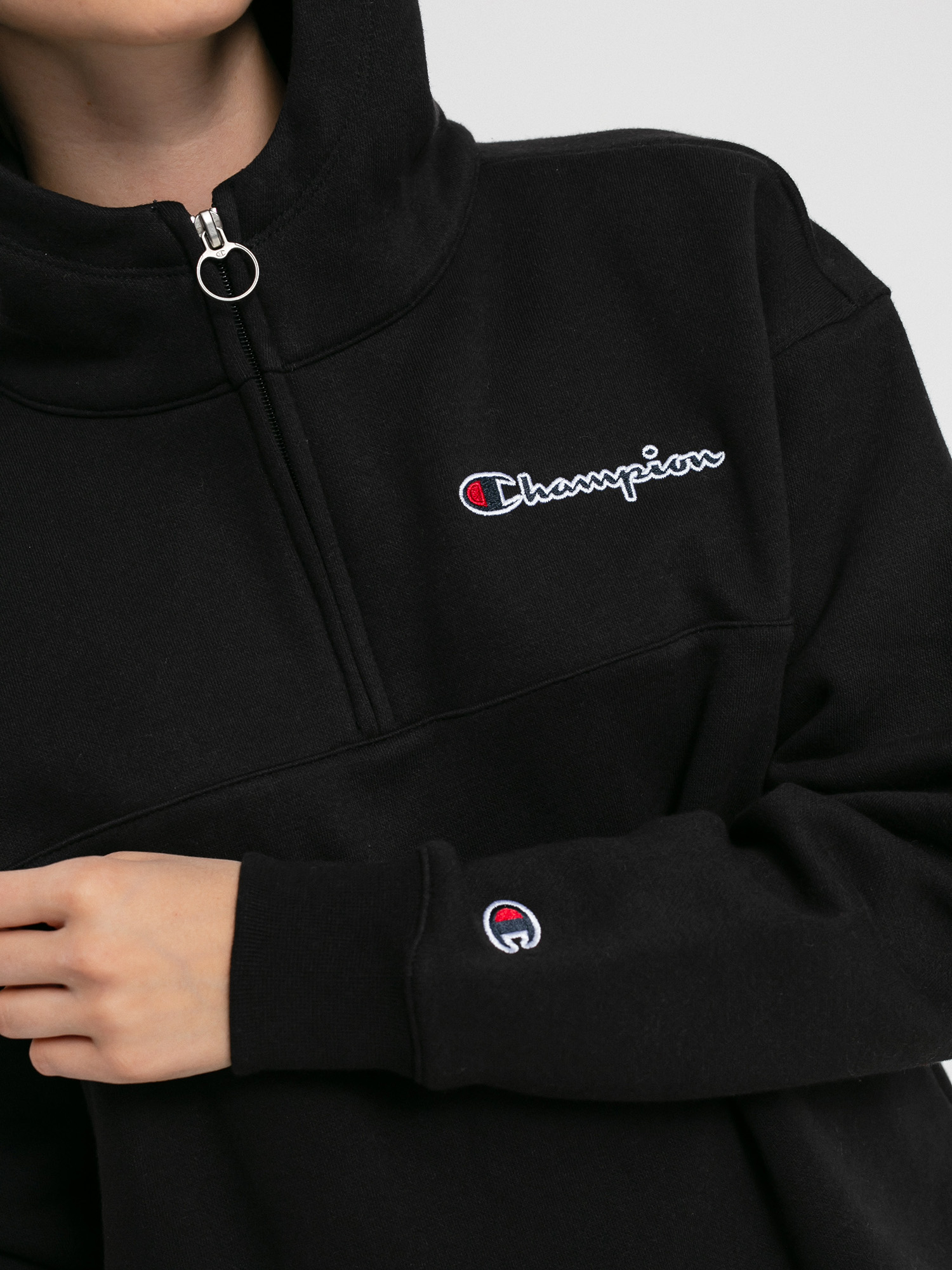 Bluza z kapturem Champion Sweatshirt HD 114463 Wmn (nbk)