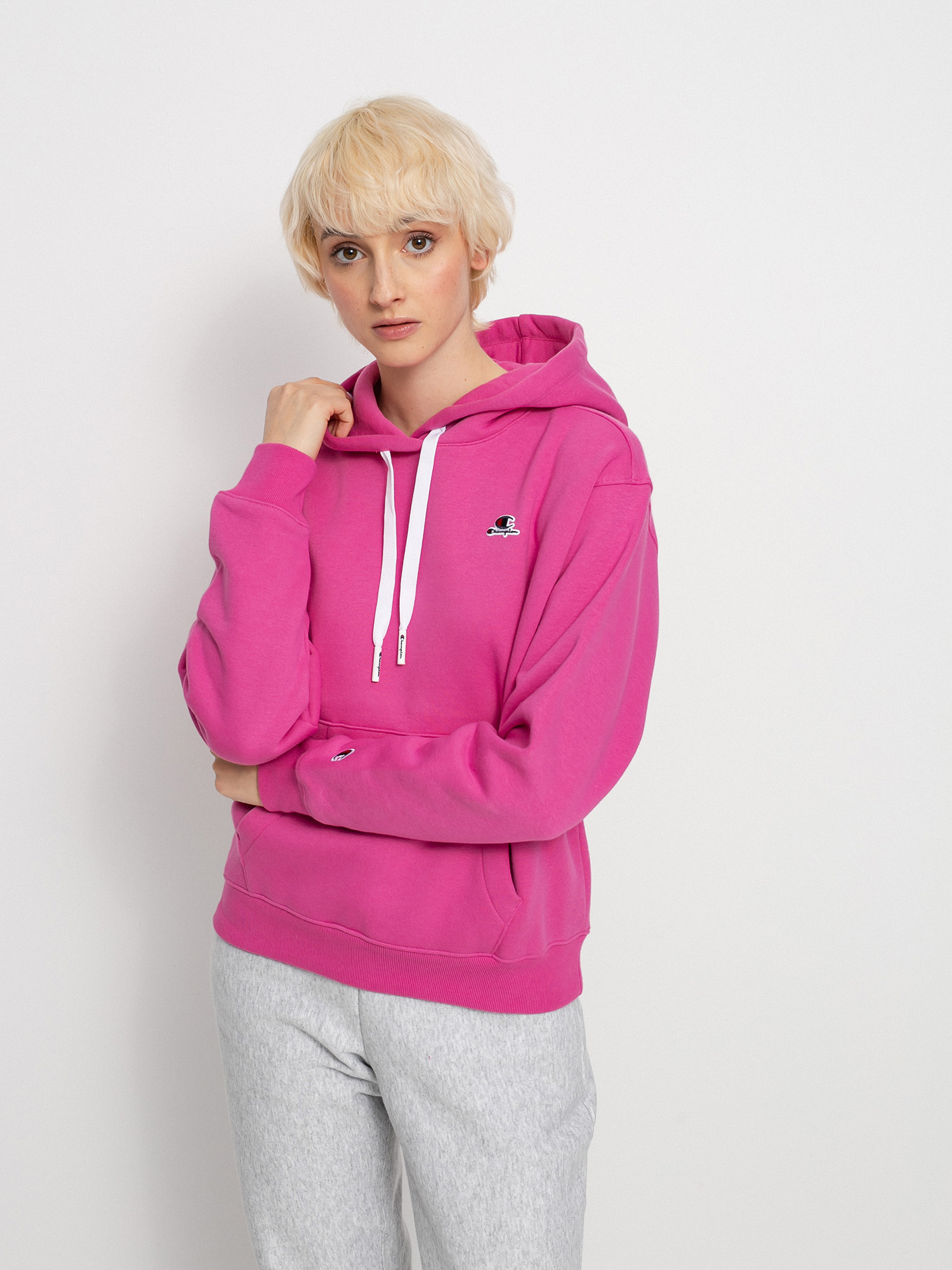 Bluza z kapturem Champion Sweatshirt HD 114466 Wmn (ibr)