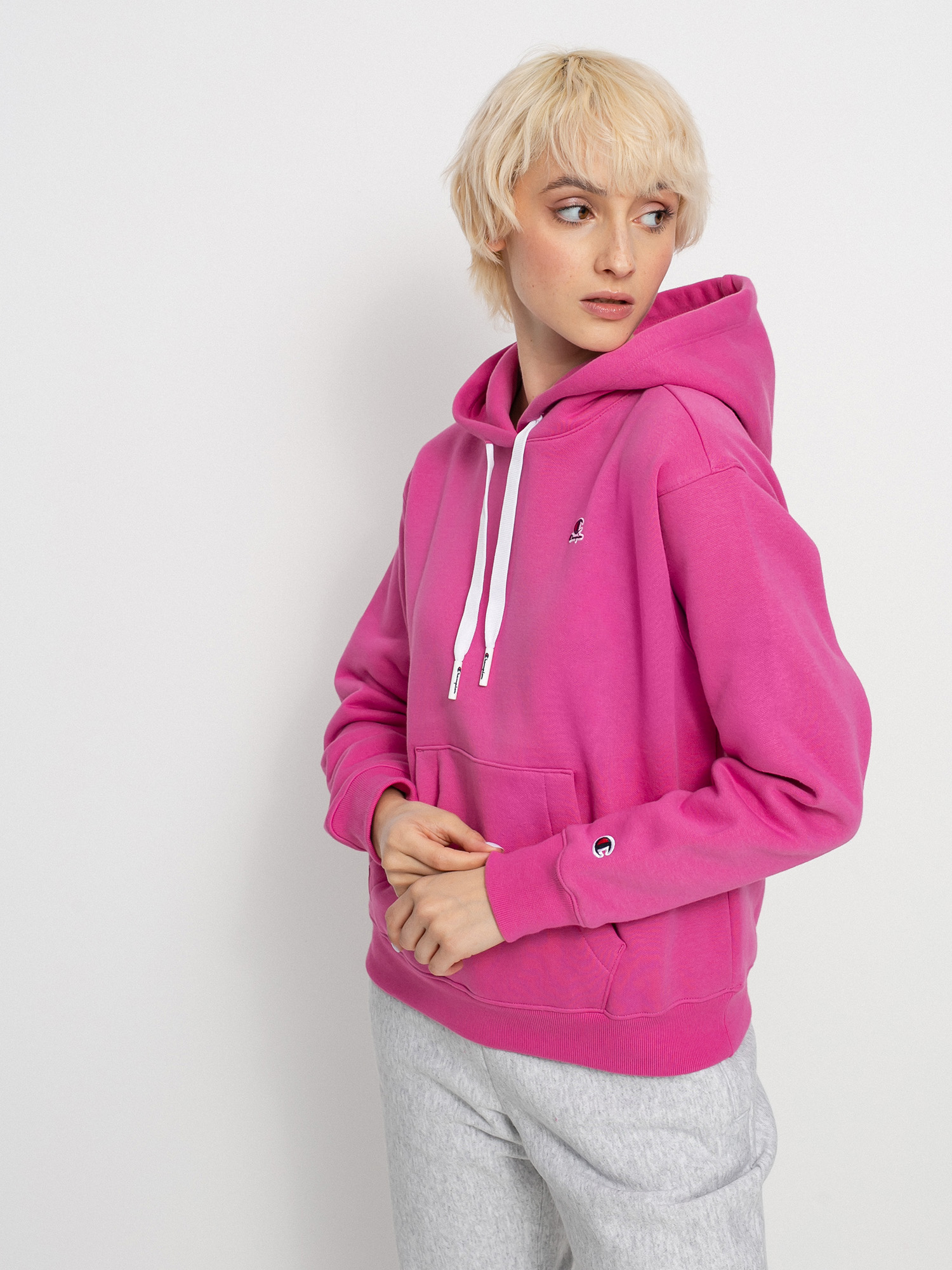 Bluza z kapturem Champion Sweatshirt HD 114466 Wmn (ibr)