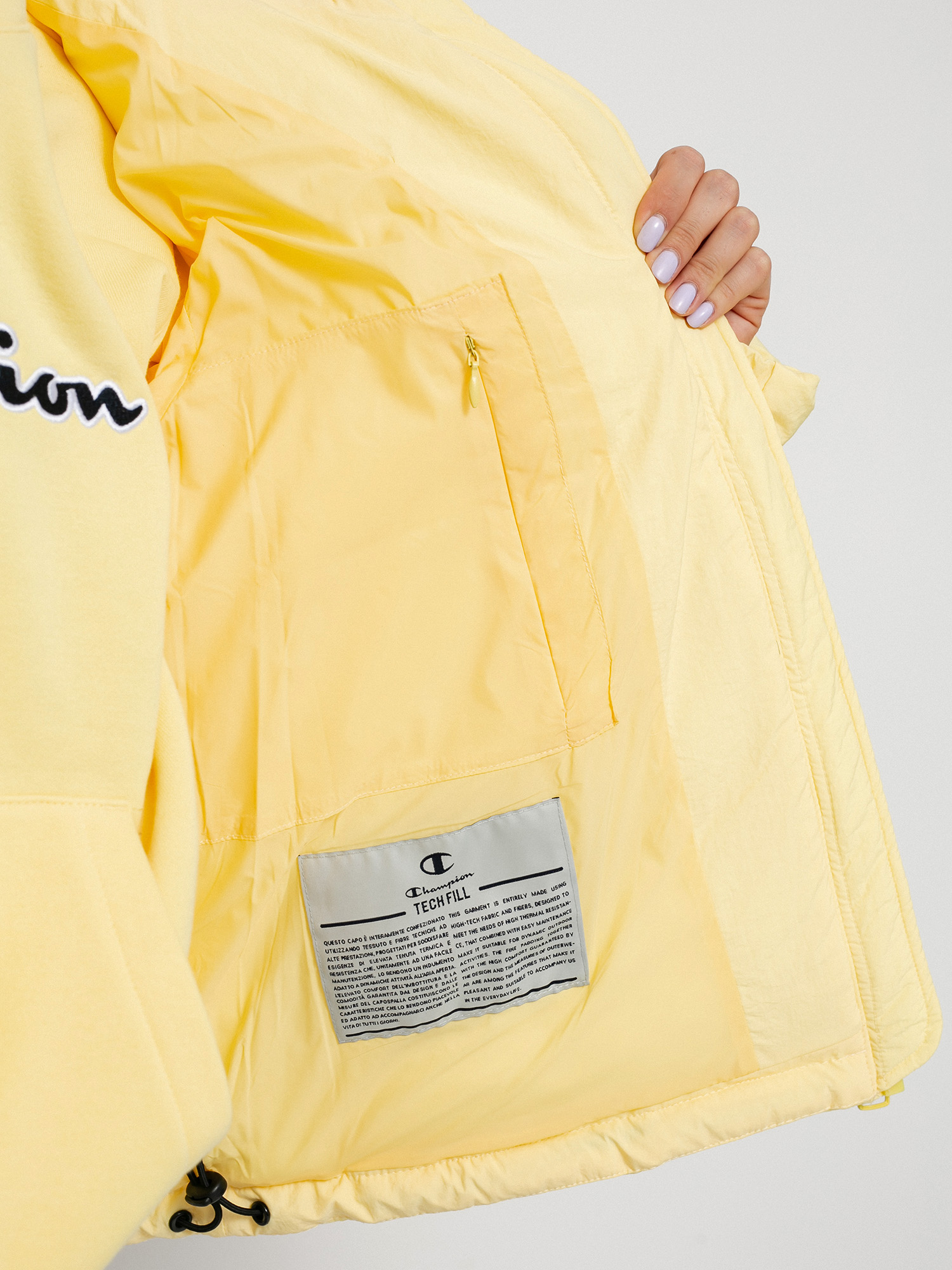 Kurtka Champion Hooded Jacket 114577 Wmn (ban)