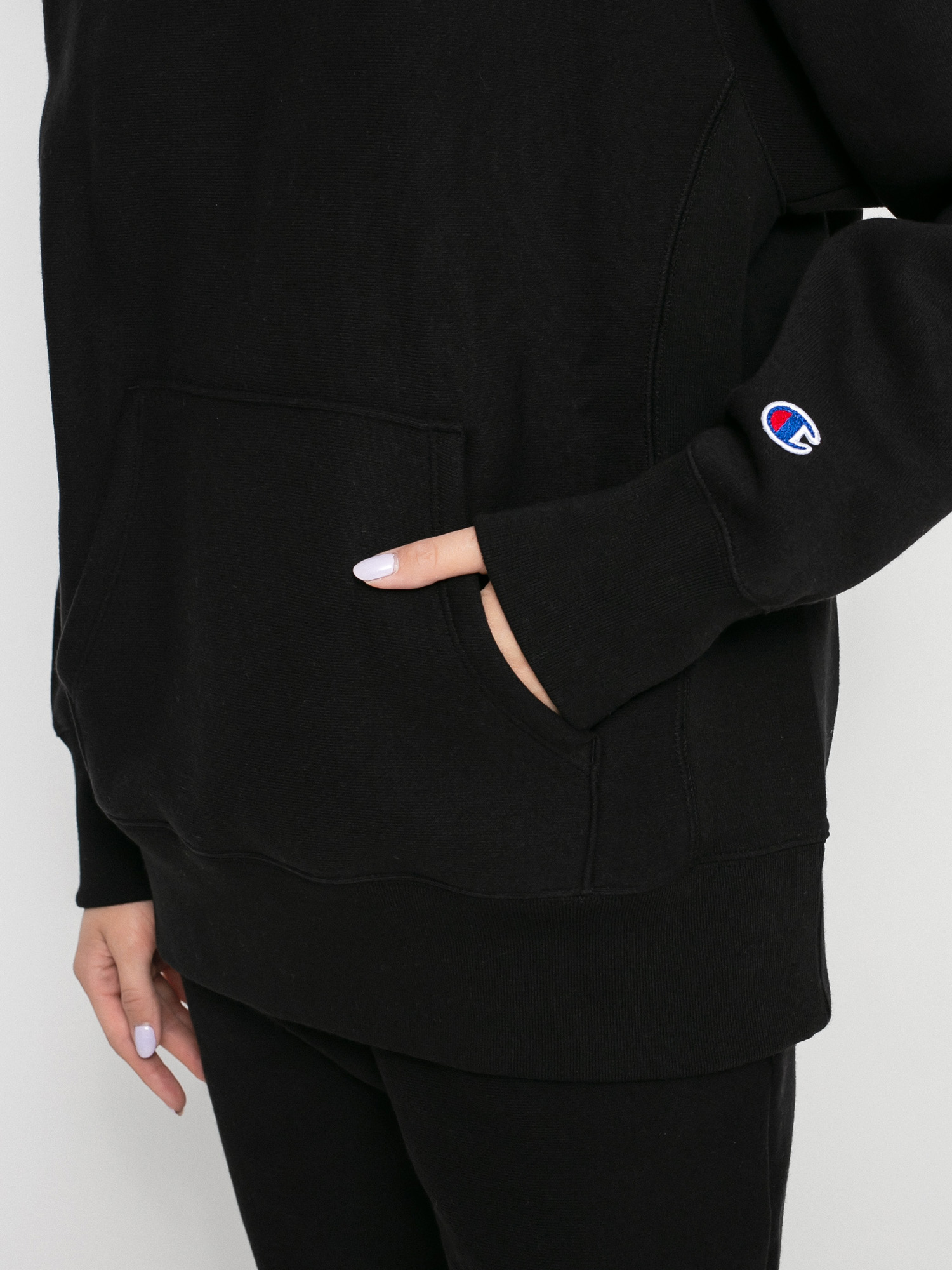 Bluza z kapturem Champion Sweatshirt HD 114778 Wmn (nbk)