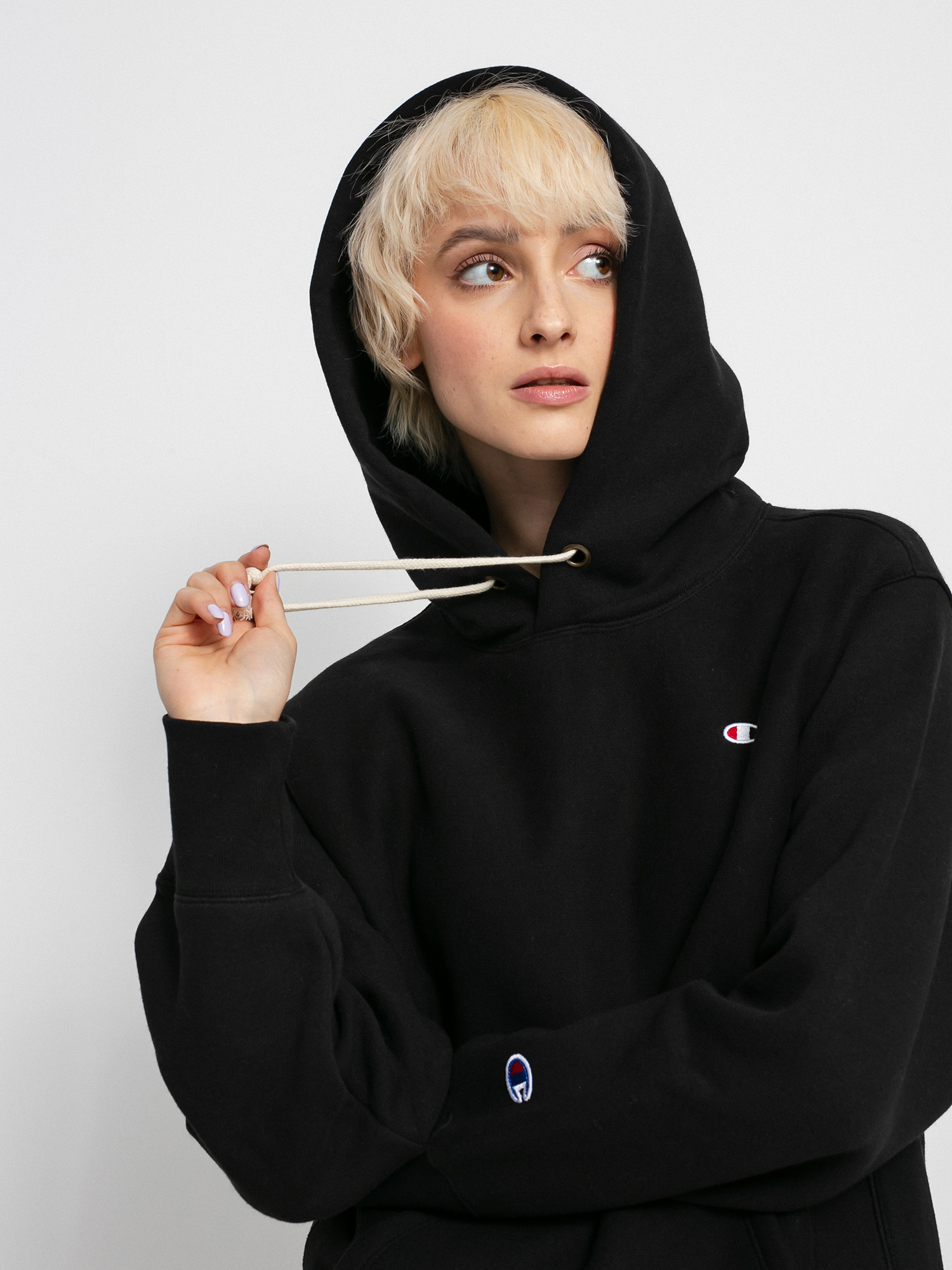 Bluza z kapturem Champion Sweatshirt HD 114778 Wmn (nbk)