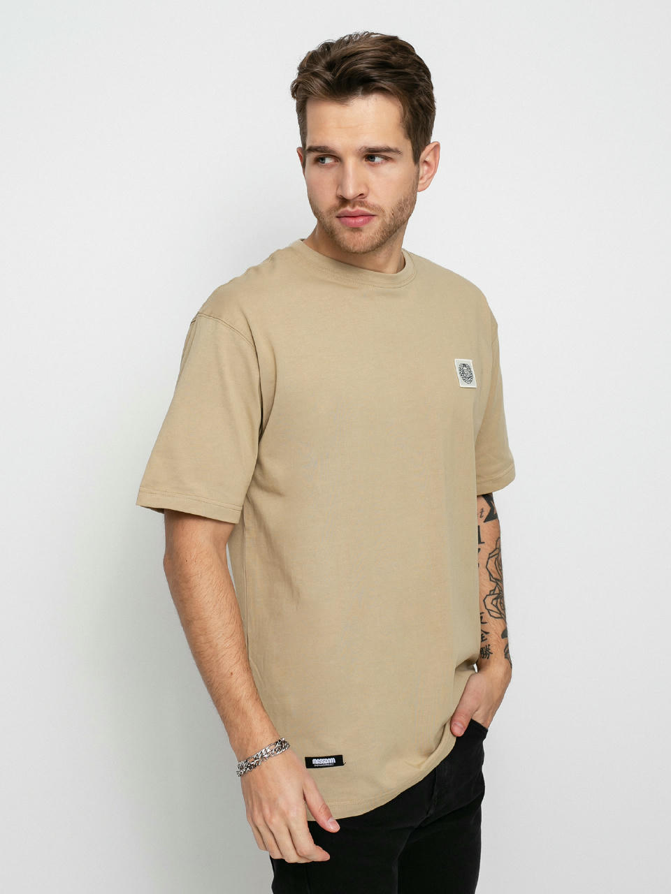 T-shirt MassDnm Patch (beige)