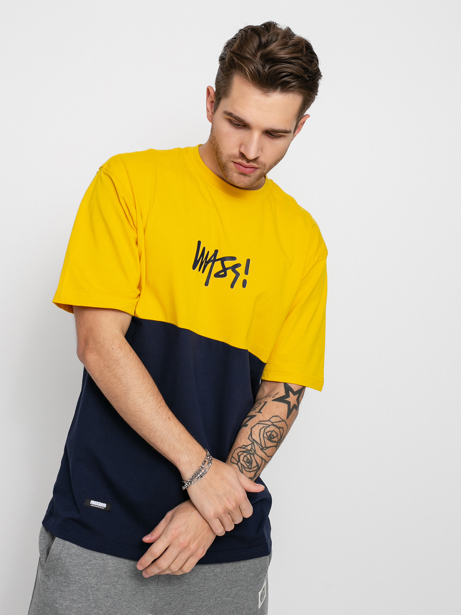 T-shirt MassDnm Result (gold/navy)