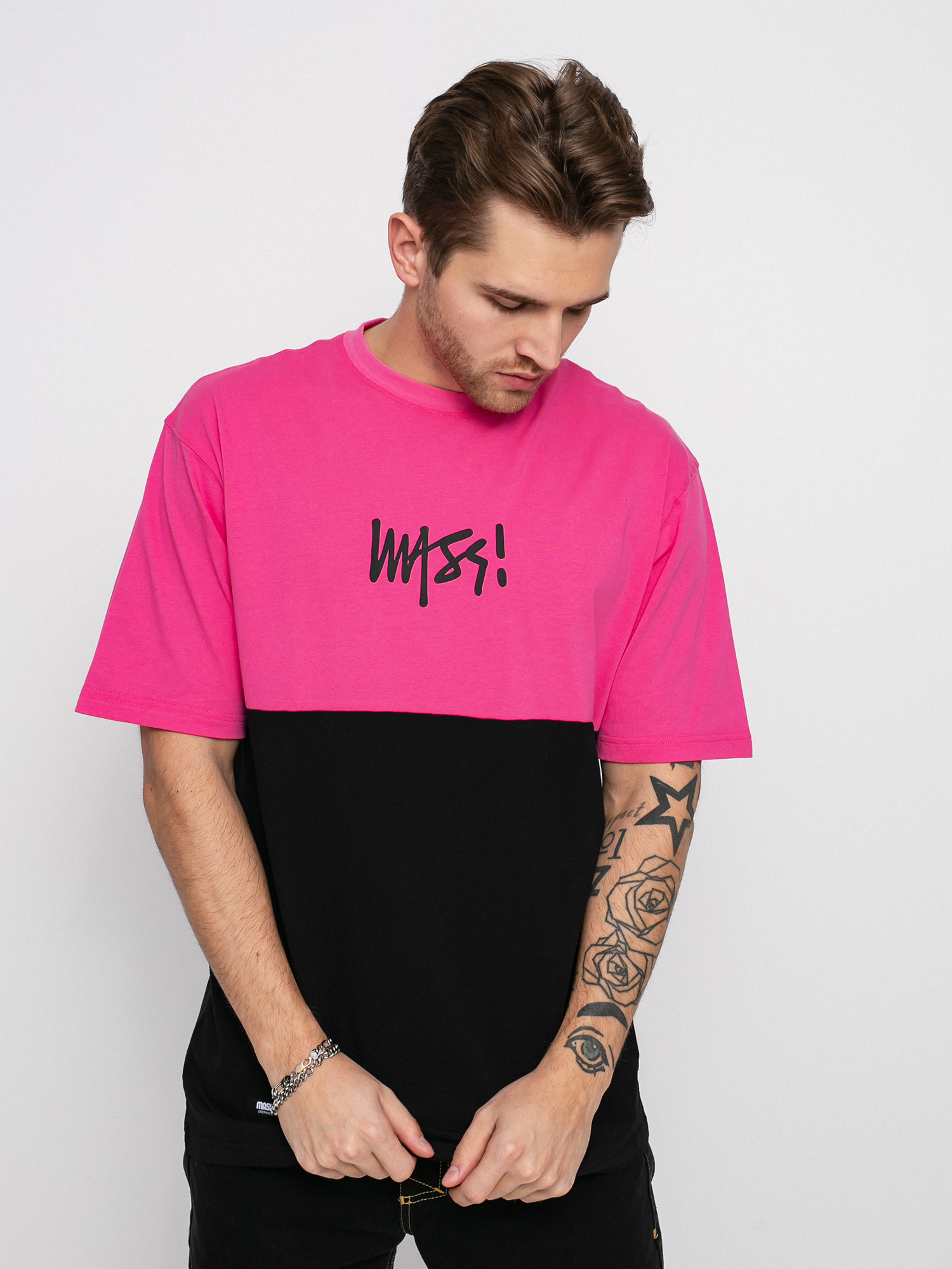 T-shirt MassDnm Result (toxic pink/black)
