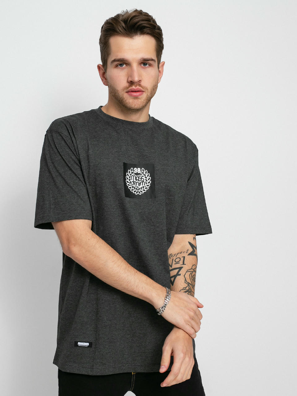 T-shirt MassDnm Rookie (dark heather grey)