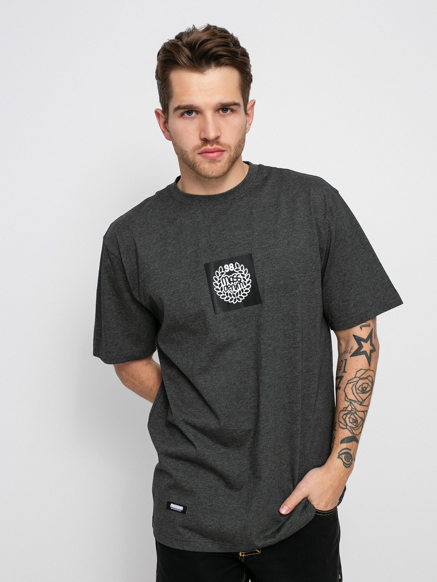 T-shirt MassDnm Rookie (dark heather grey)