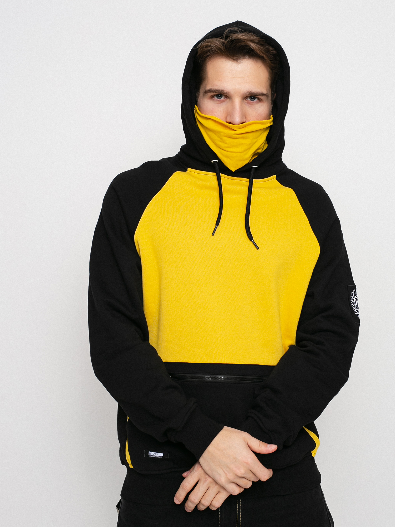 Bluza z kapturem MassDnm Berg HD (black/gold)