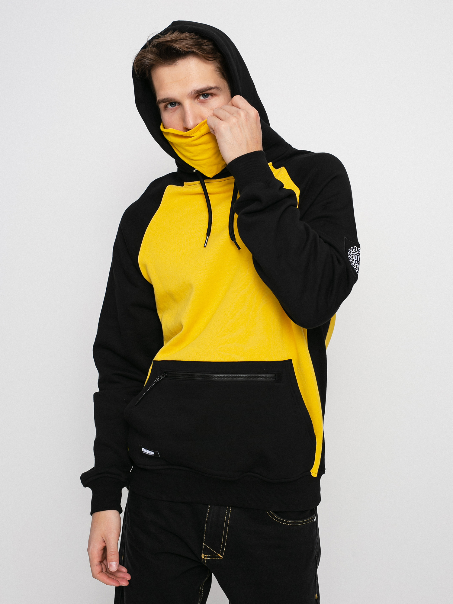 Bluza z kapturem MassDnm Berg HD (black/gold)
