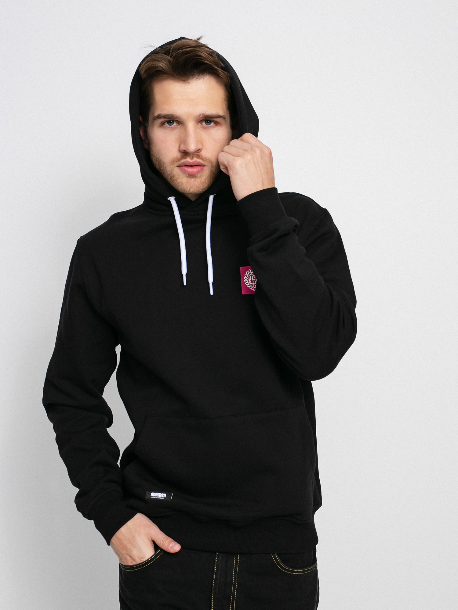 Bluza z kapturem MassDnm Peak HD (black)