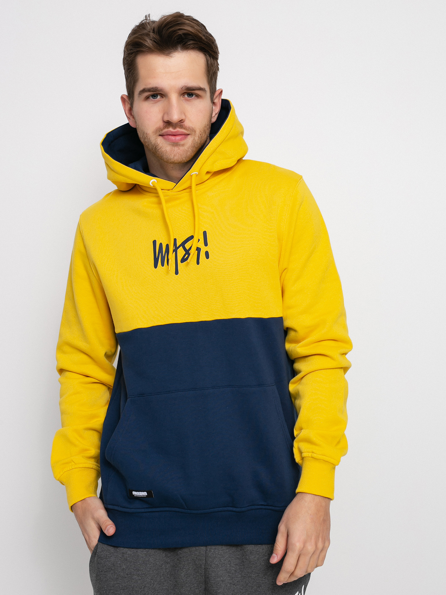 Bluza z kapturem MassDnm Result HD (gold/navy)