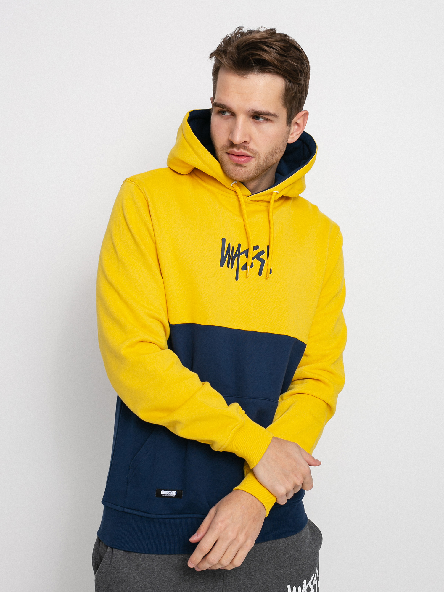 Bluza z kapturem MassDnm Result HD (gold/navy)