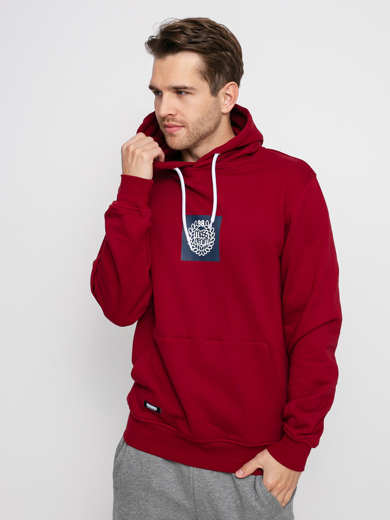 Bluza z kapturem MassDnm Rookie HD (claret)